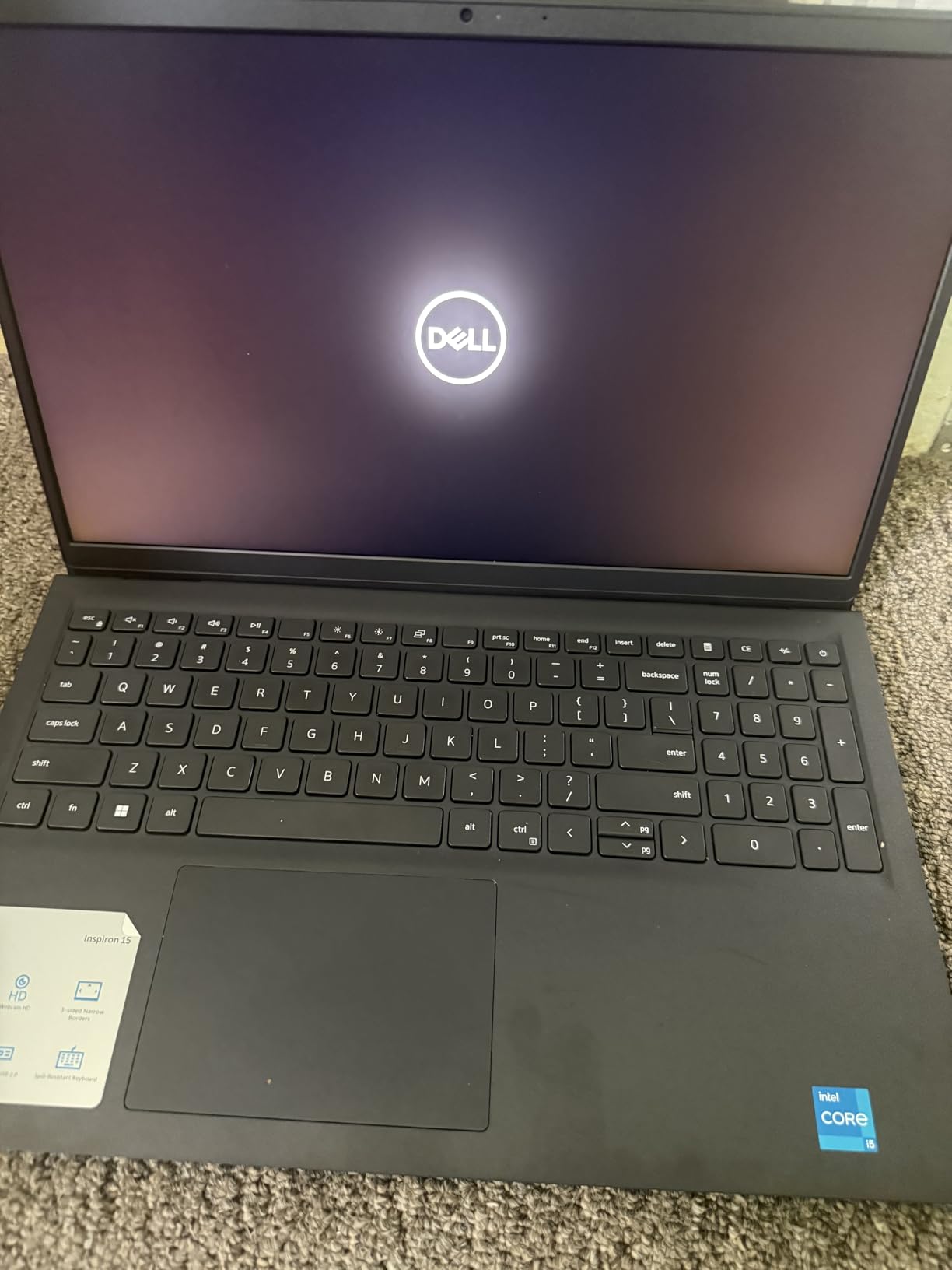 Dell Inspiron 15 3520 Laptop - 15.6-inch FHD (1920 x 1080) 120Hz Display, Intel Core i5-1235U Processor, 8GB DDR4 RAM, 512GB SSD, WiFi 5, Windows 11 S Mode - Carbon Black customer photo 2