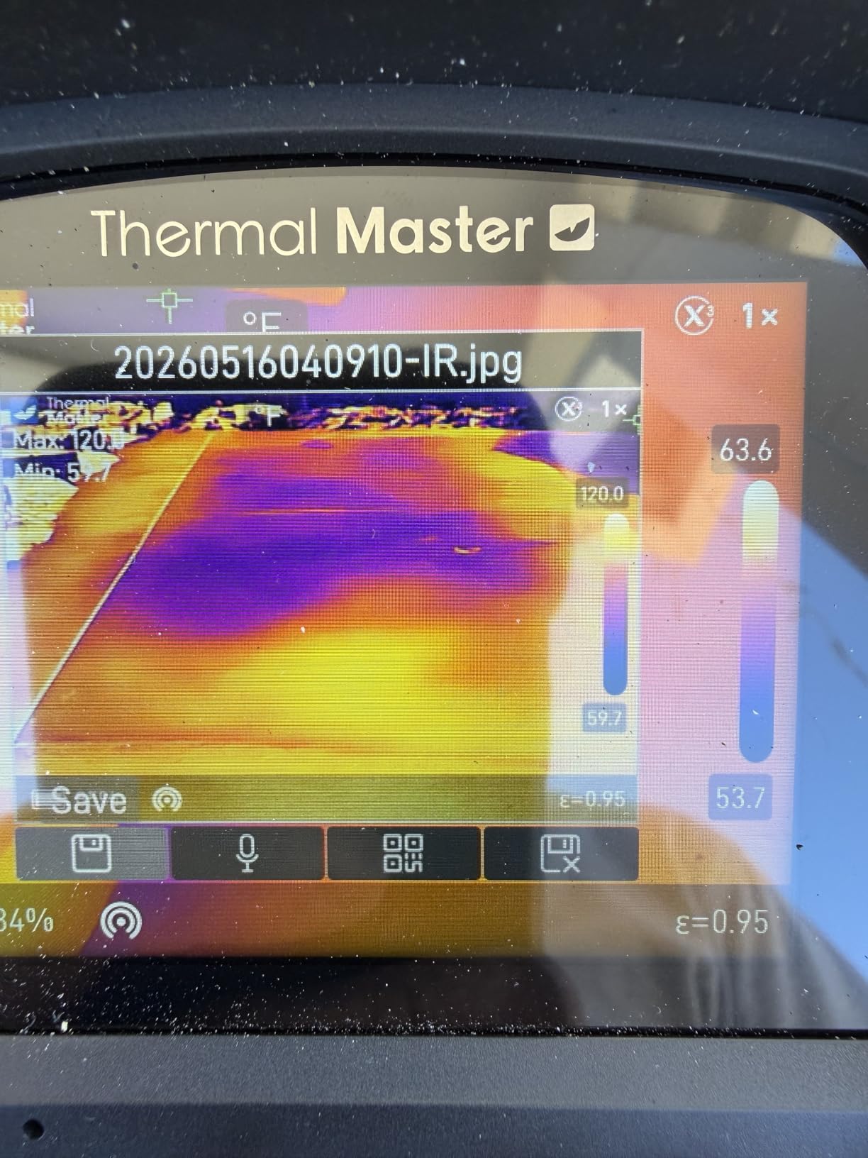 Thermal Master Handheld Thermal Camera, 512x384 X3IR Resolution, Thermal Imaging Camera with 2MP Visual Camera, 640x480 3.5