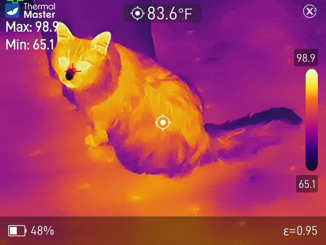 Thermal Master Handheld Thermal Camera, 512x384 X3IR Resolution, Thermal Imaging Camera with 2MP Visual Camera, 640x480 3.5