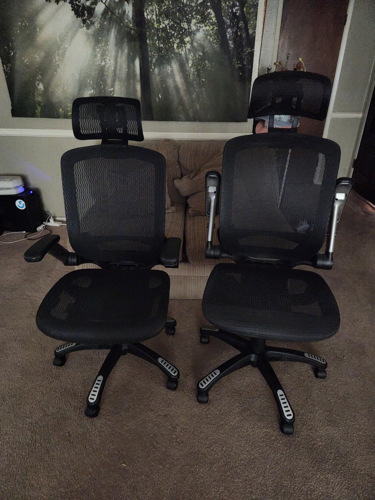 GABRYLLY Ergonomic Office Chair with Footrest, High Back Home Desk Chair - 3D Headrest, Flip-Up Arms, 135 Degree Tilt and Wide Cushion, Heavy Duty Mesh Chairs for Task Computer Gaming, GYB01-FT customer photo 2