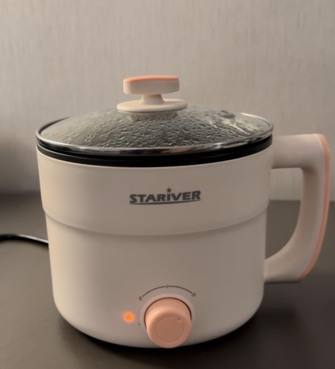 Stariver 1.5L Electric Hot Pot - Mini Portable Electric Pot, Non-Stick Noodle Cooker for Ramen, Soup, Pasta, Egg, Oatmeal - Overheat & Boil-Dry Protection - Ideal for Dorm, Office, Travel Gift customer photo 2