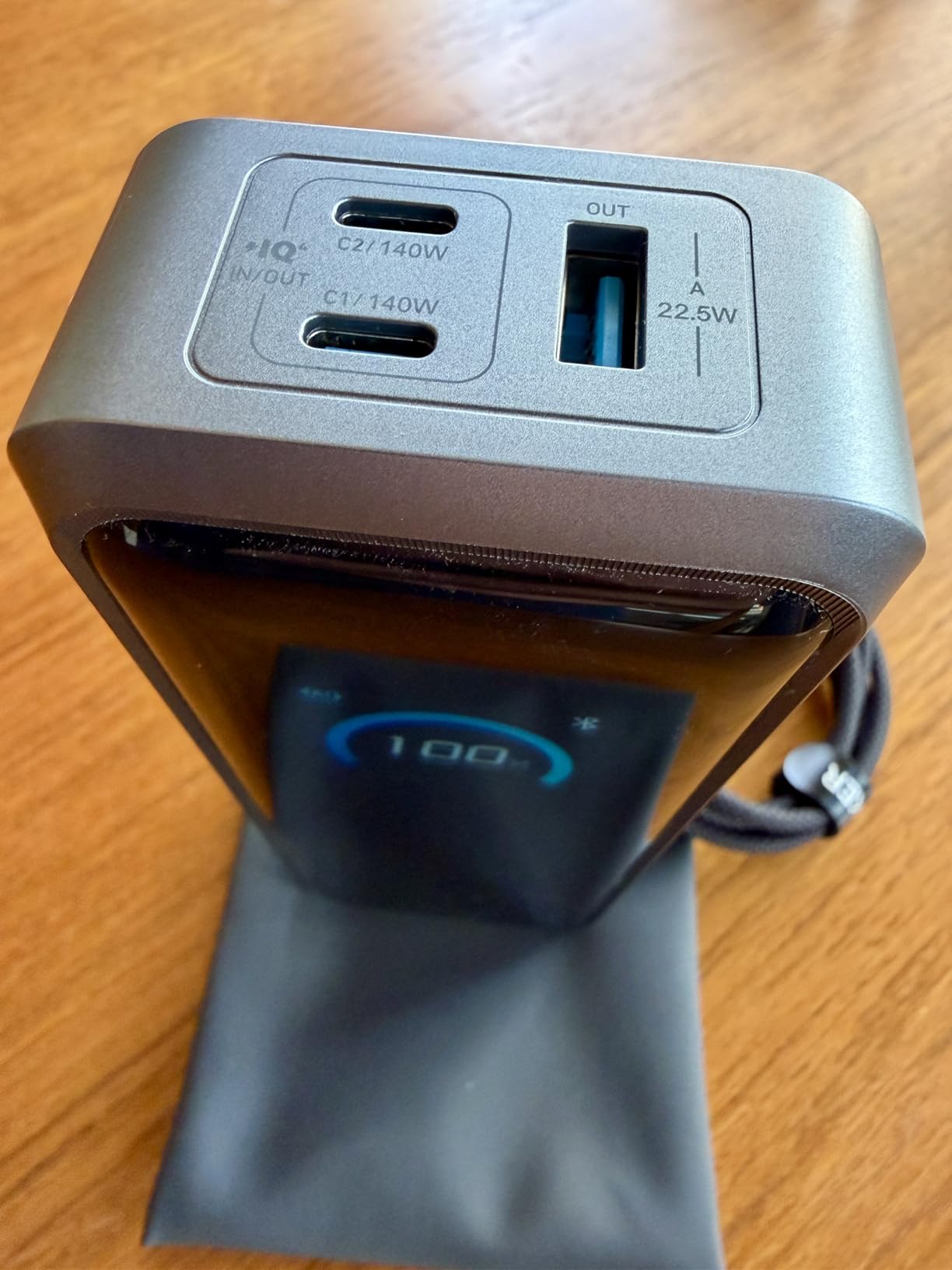 Anker Prime Power Bank, 26,250mAh 3-Port Portable Charger with 300W Max Output, Two-Way Charging, TSA-Approved, App Control, for MacBook, iPhone 17/16 Series, and More (Base Not Included) customer photo 2