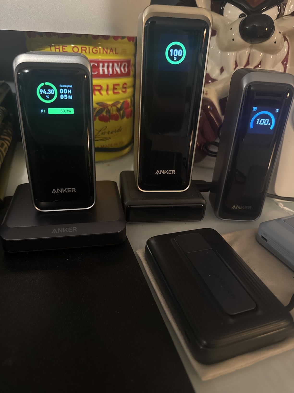 Anker Prime Power Bank, 20,100mAh 3-Port Portable Charger with 220W Max Output, Two-Way Charging, TSA-Approved, App Control customer photo 1