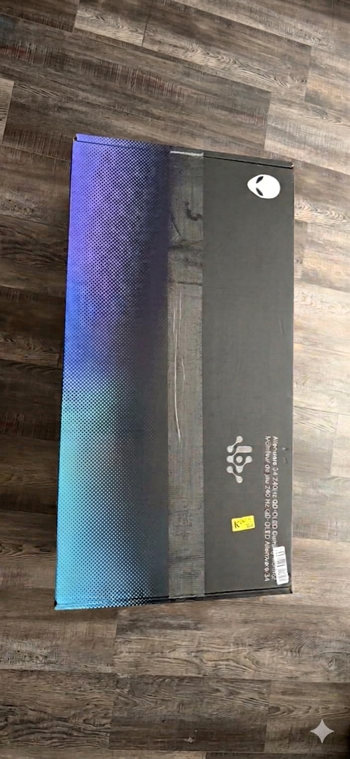 Alienware 34 240Hz QD-OLED Curved Gaming Monitor - AW3425DW - 34.2-inch WQHD (3440 x 1440) 0.03ms Display, 1800R Curve, AMD FreeSync Premium Pro, VESA AdaptiveSync, DisplayHDR TrueBlack 400 customer photo 1
