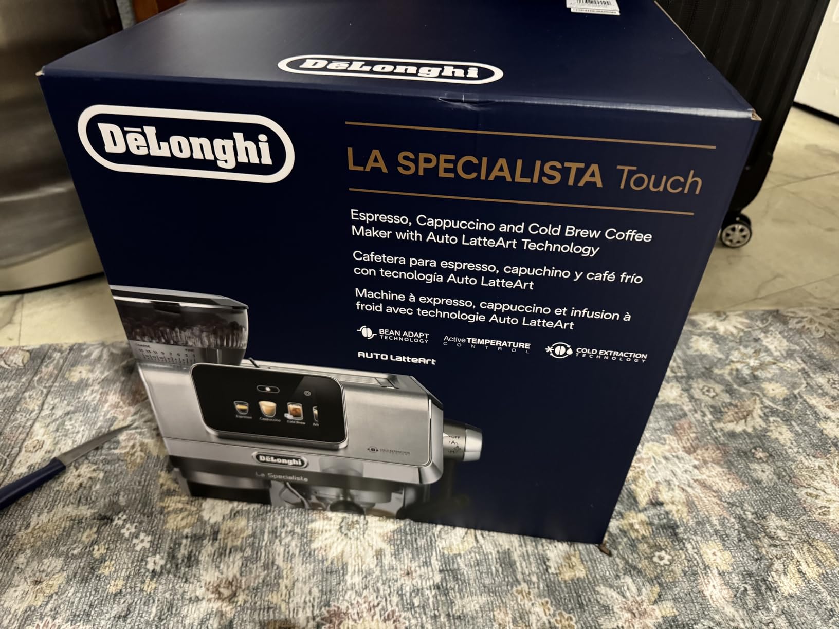 De'Longhi La Specialista Touch Espresso Machine with Coffee Grinder | #1 Worldwide Espresso Machine Maker, Guided Brewing, 10 Preset Recipes, Automatic or Manual Milk Frother, Touchscreen Display customer photo 2