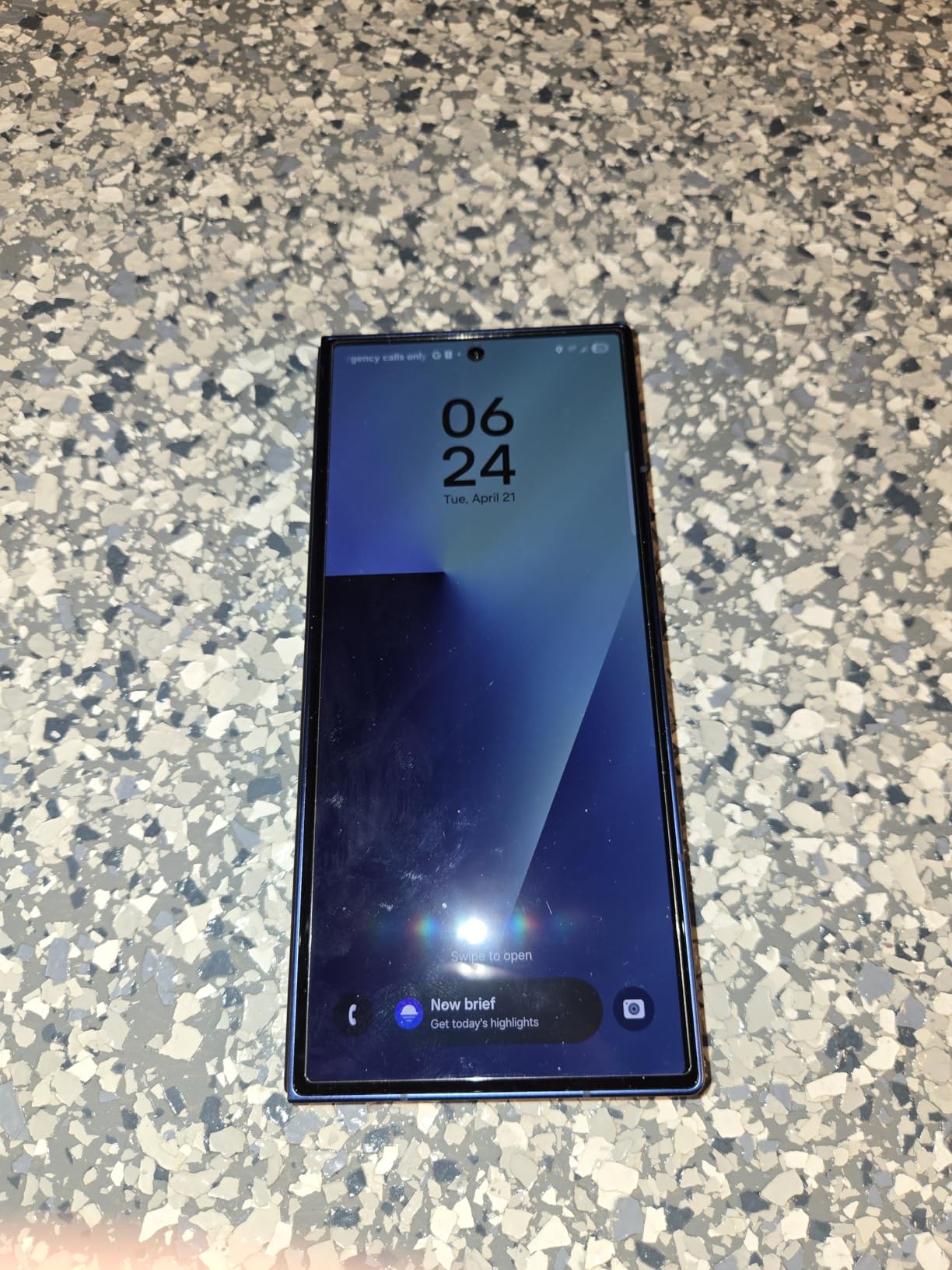 Galaxy Z Fold7 Cell Phone, 256GB AI Smartphone, Unlocked Android, AI Photo Edits, Large Screen, Long Battery Life, 2025, US 1 Yr Manufacturer Warranty, Blue Shadow customer photo 1