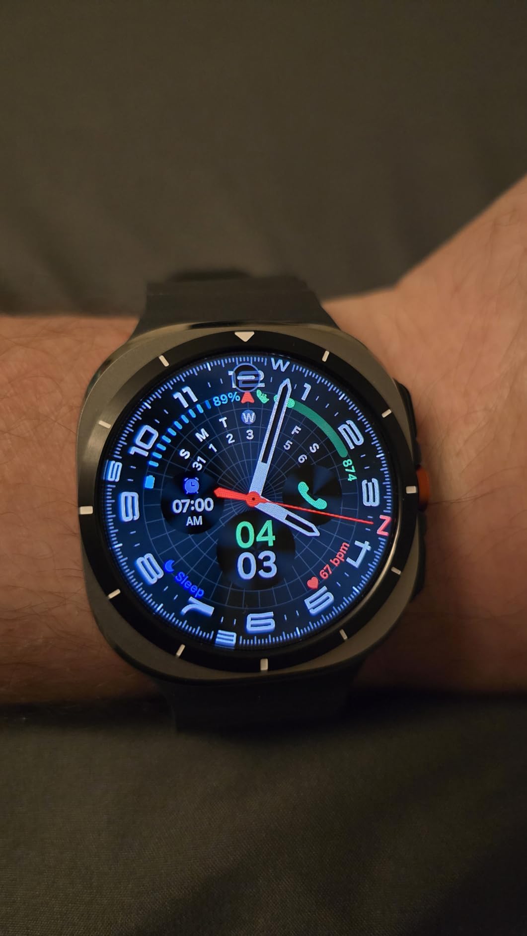 Galaxy Watch Ultra (2025) 47mm LTE Smartwatch, Titanium Casing, Advanced Sleep Coaching, Running Coach, Energy Score, Heart Rate Tracking, GPS, Titanium Silver [US Version, 2 Yr Warranty] customer photo 2