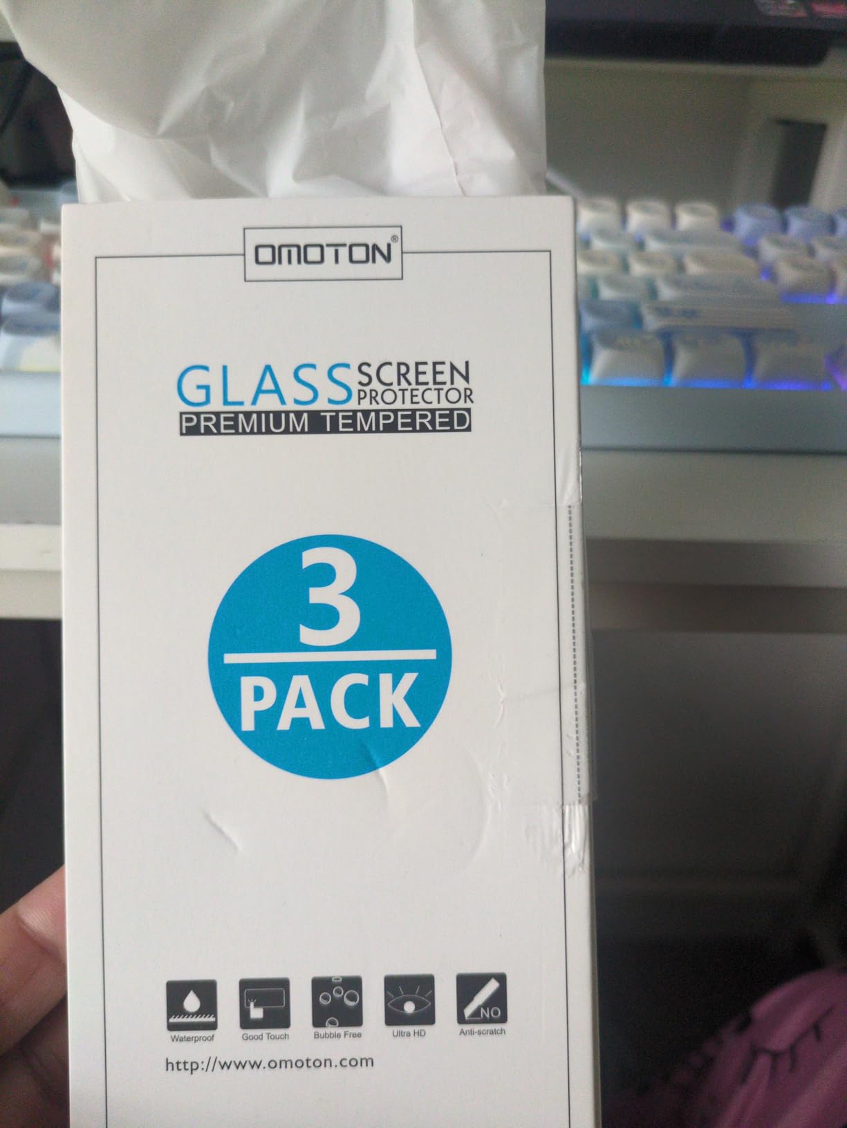 OMOTON 3+2 Pack for Google Pixel 10 Pro Screen Protector 6.3 inch, 3 Pack Tempered Glass Screen Protector&2 Pack Camera Lens Protector with Alignment Framework, Case Friendly(Not for 10/10 Pro XL) customer photo 2