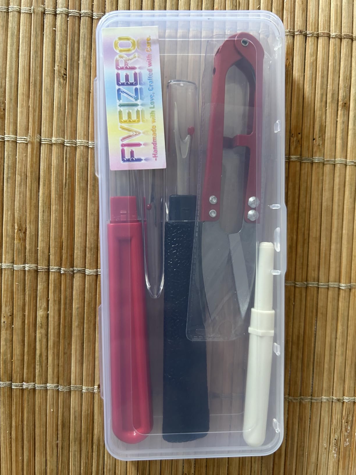 FIVEIZERO Seam Rippers for Sewing - 2 Big and 2 Small Stitch Remover Tools, Thread Ripper, Embroidery Removal Tool with Thread Snips customer photo 1