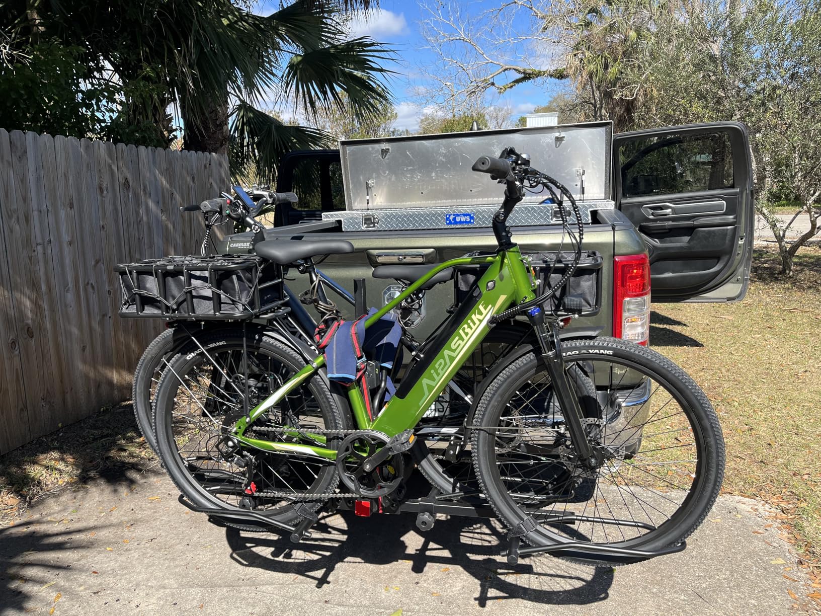 2-Bike Rack Hitch Mount, Fits E-Bikes, Fat Tires up to 5
