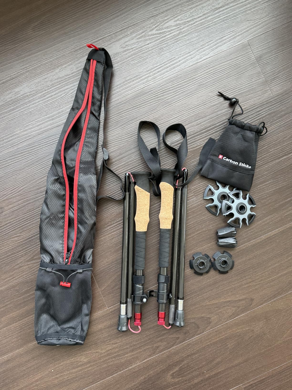 MX-2 PRO X Carbon Tech Carbon Fiber Trekking Poles customer photo 2