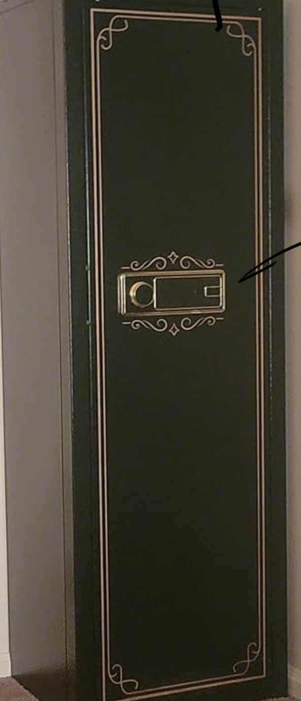 KARINI Biometric Gun Safe for Rifles and Pistols, 10-12 Rifle Safe with Quick Fingerprint Access, Alarm System, Adjustable Shelves & Ammo Storage, Gun Cabinet for Home, Office, and Garage customer photo 2