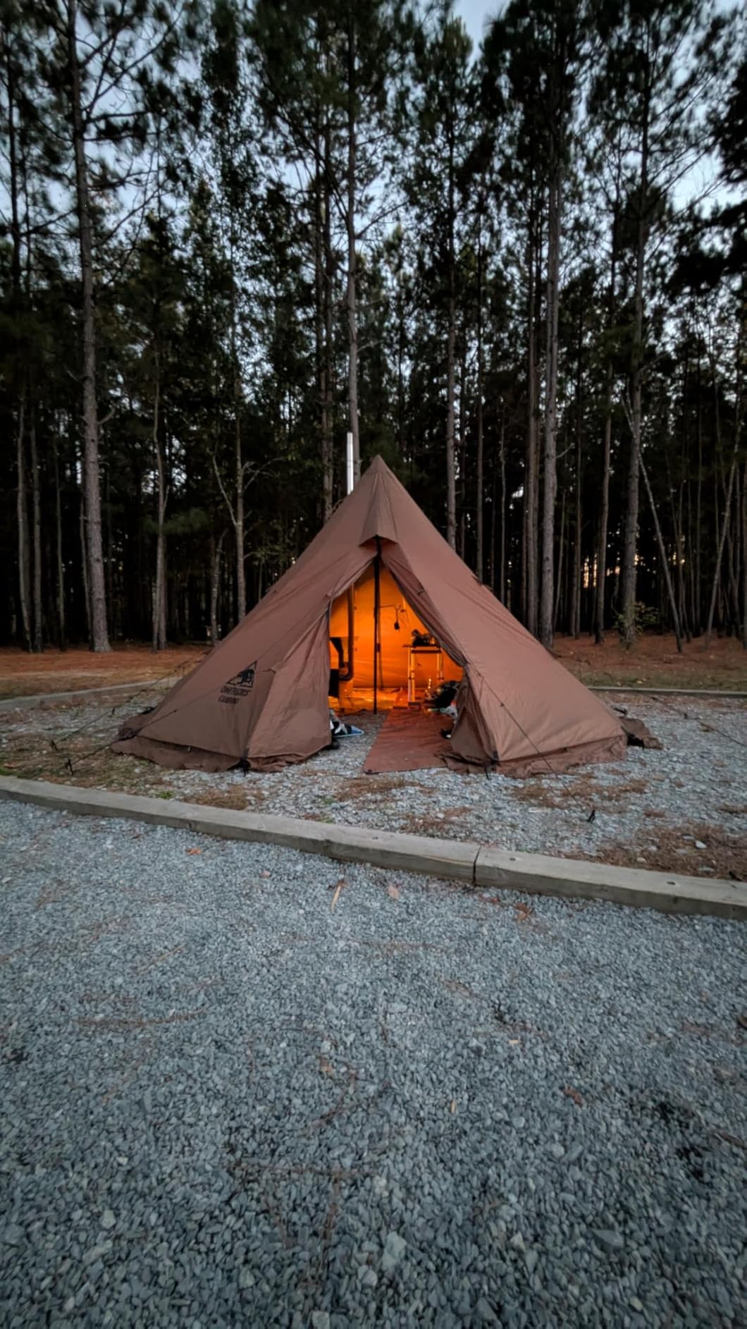 OneTigris Rock Fortress Hot Tent with Stove Jack, 4 Season, 4-6 Person Tipi for Camping, Backpacking, Hunting, Fishing - Waterproof, Wind-Proof customer photo 1