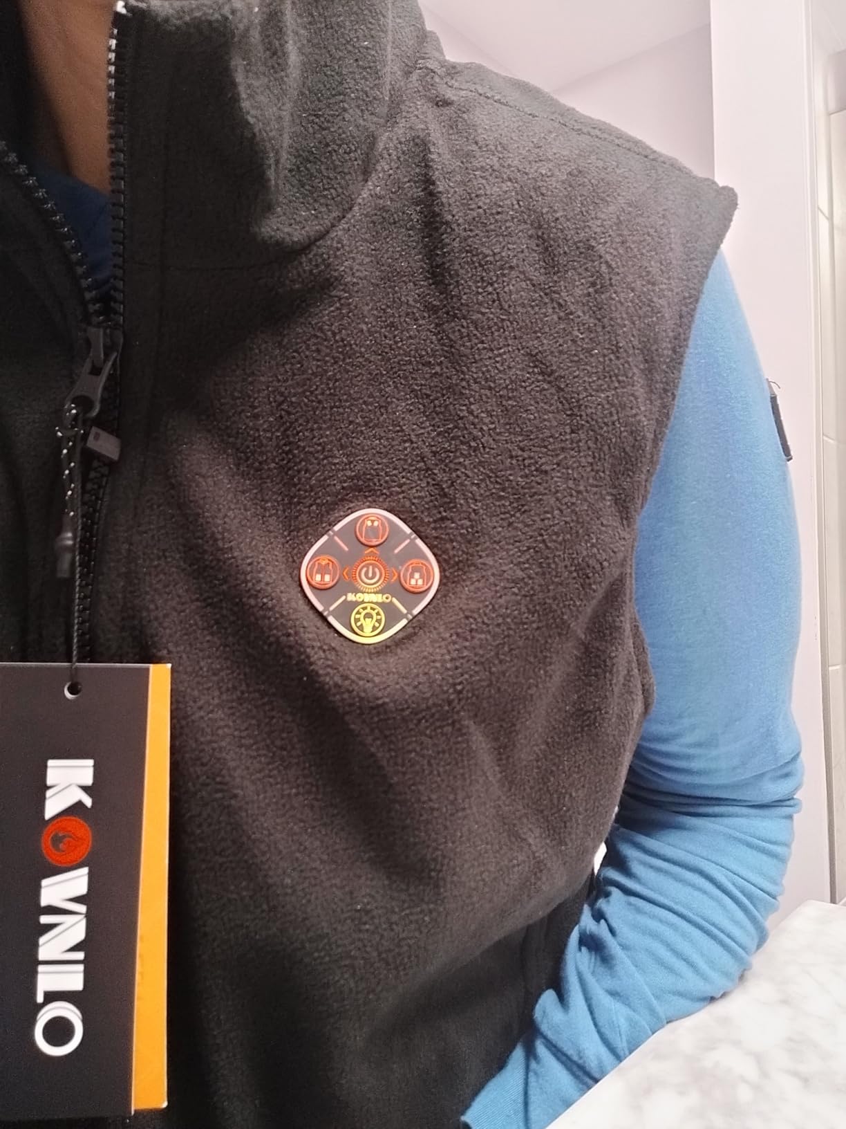 Heated Vest for Men with Battery Pack Included, Soft Fleece Smart Electric Lightweight Heated Jacket customer photo 2