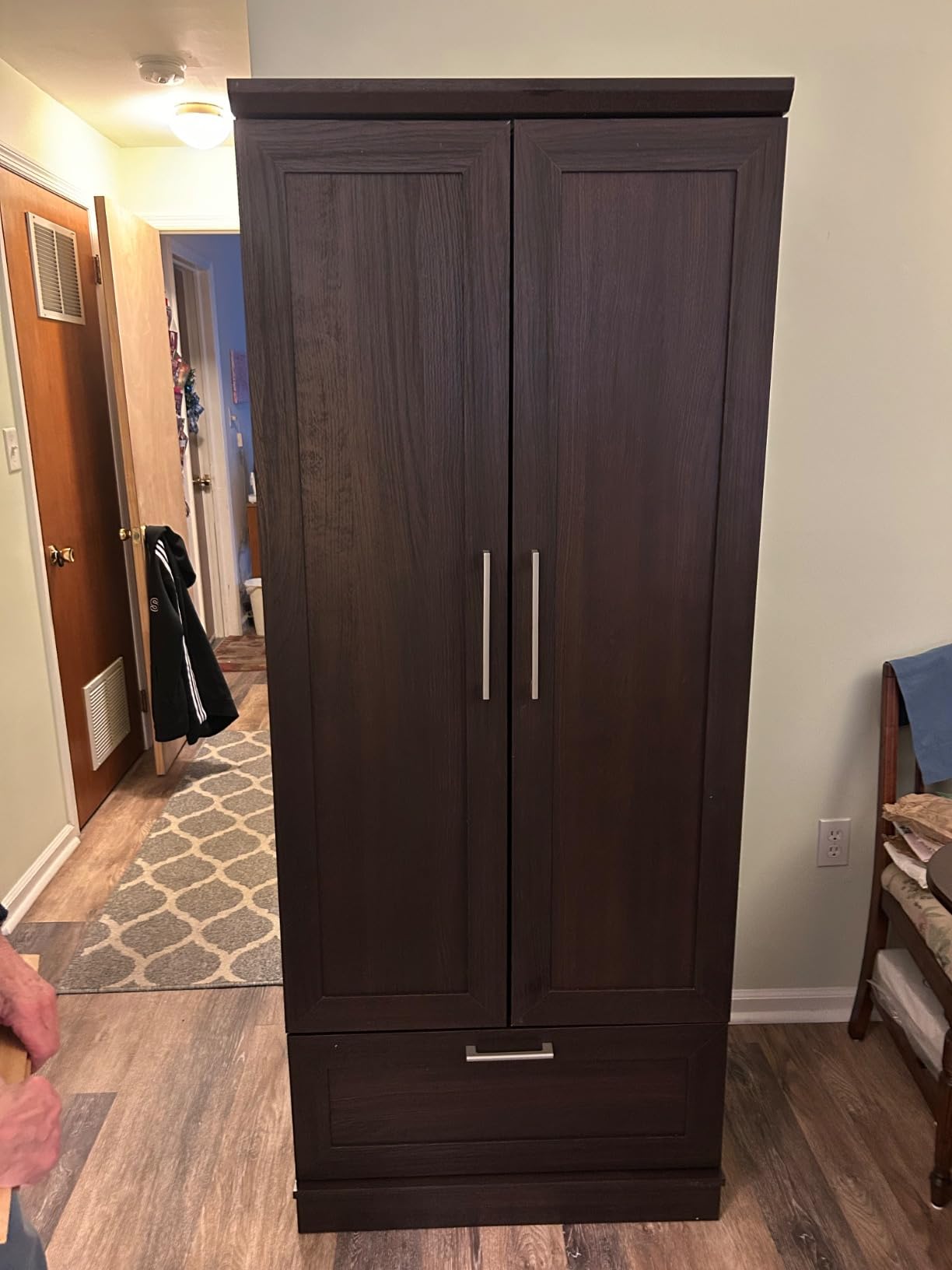 Sauder HomePlus Storage Armoire, Raven Oak Finish customer photo 1
