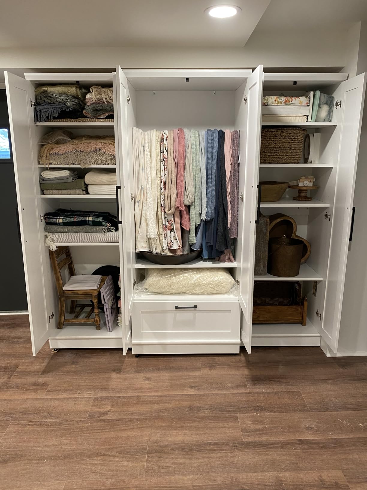 Sauder HomePlus Storage Armoire, Raven Oak Finish customer photo 2