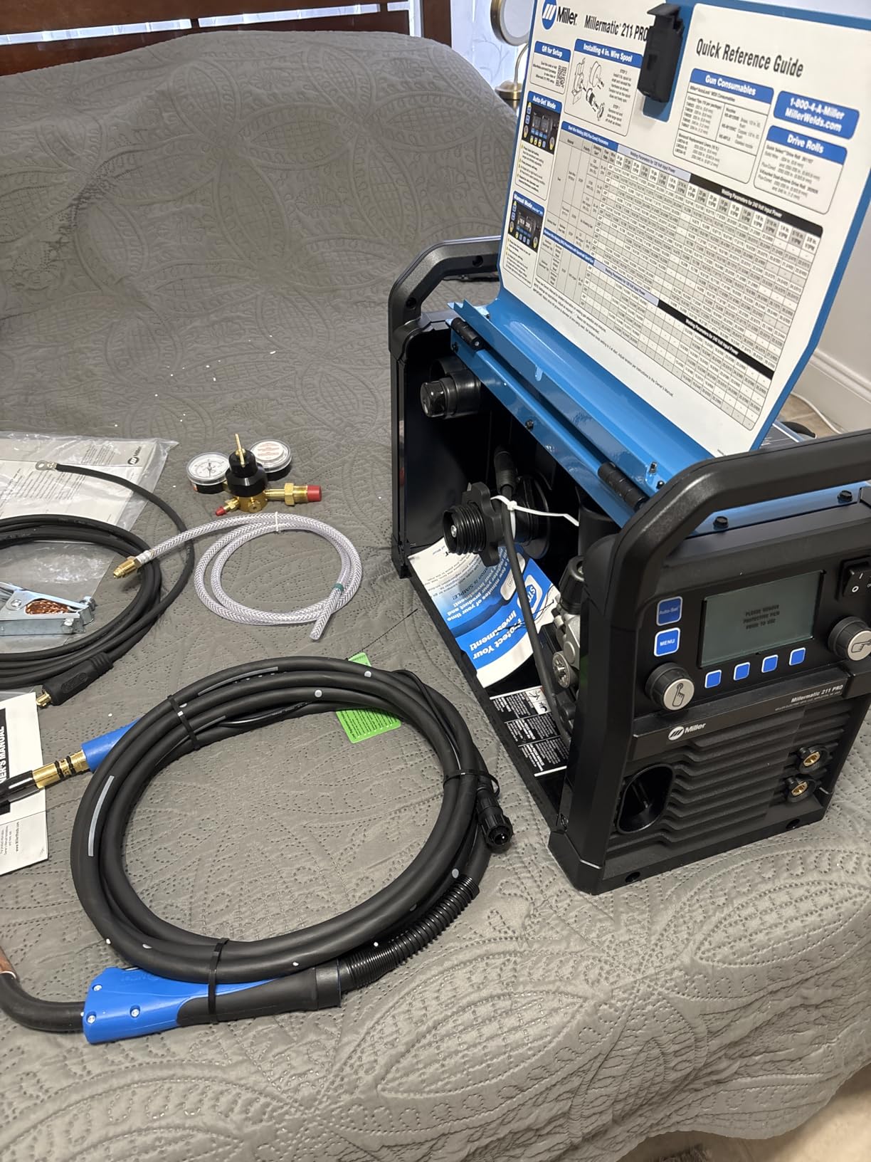 Millermatic 211 PRO MIG Welder Machine - Dual-Voltage Welder with Dyna-Pulse™ MIG, Auto-Set & Program Mode - Aluminum, Mild & Stainless Steel Wire Feed Gas Welder customer photo 1