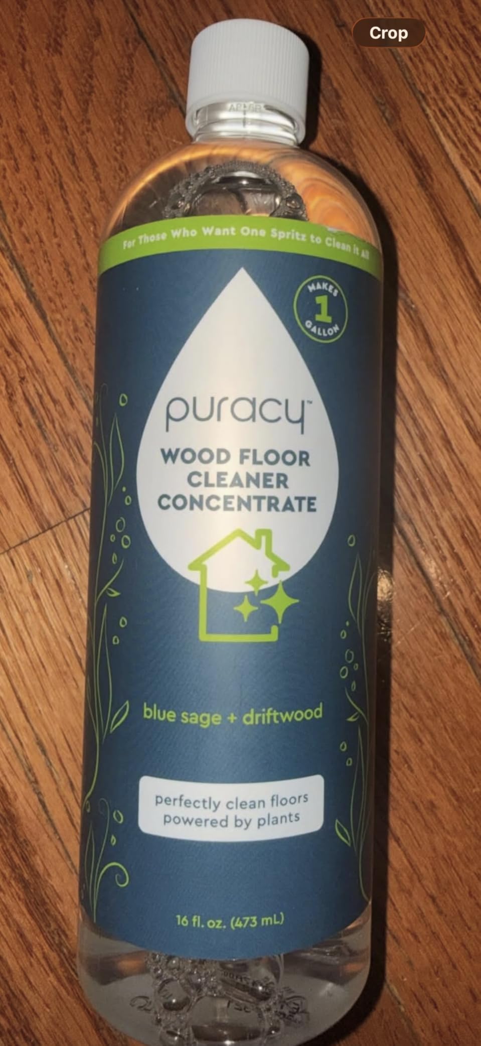 Puracy Wood Floor Cleaner Concentrate - pH Neutral Plant-Powered Hardwood All Purpose Cleaner customer photo 2