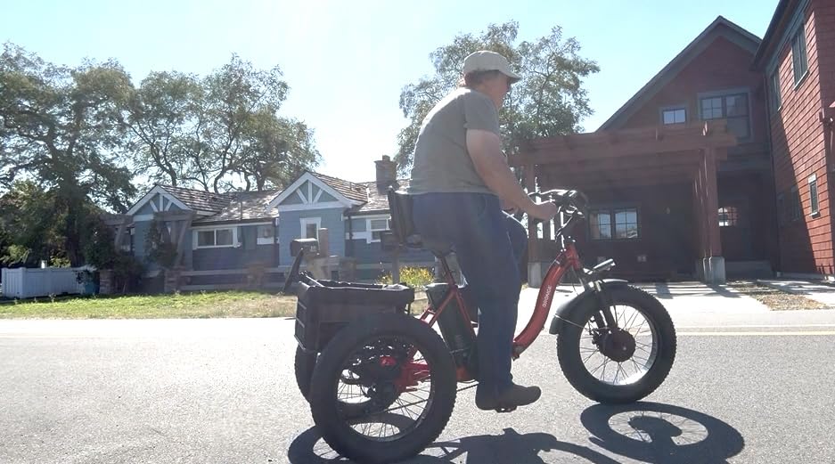 QRONGE Electric Tricycle for Adults 960W Peak, 36V 15AH Battery Ebike 50 Miles Range with Large Rear Basket, Electric Trike 20