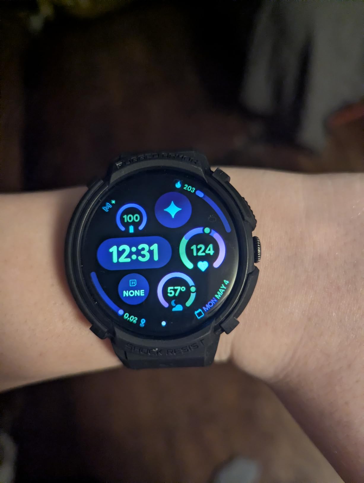 Google Pixel Watch 4 (45mm) - Android Smartwatch - Heart Rate, Sleep & Fitness Tracking - 40-Hour Battery - Google AI - Matte Black Aluminum Case - Obsidian Active Band - Wi-Fi customer photo 1