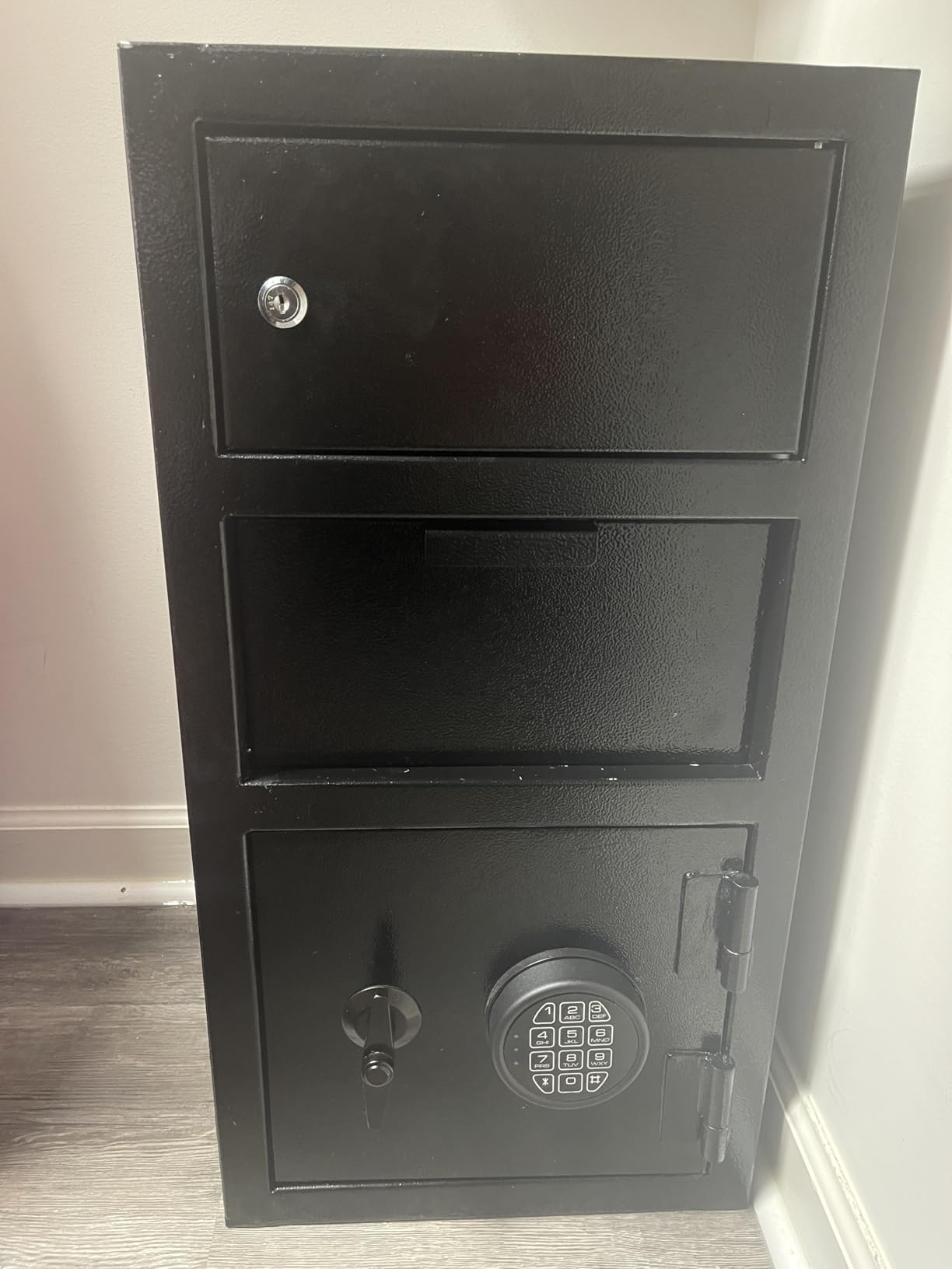 KAER 9.5 CuFt Drop Safe for Business, Cash Safe with Drop Slot, 116 lbs Heavy Duty Money Safe Box with Deposit Slot, Anti-Theft Safety Boxes for Home Floor Safe, Quick Access Digital Keypad Keys customer photo 2