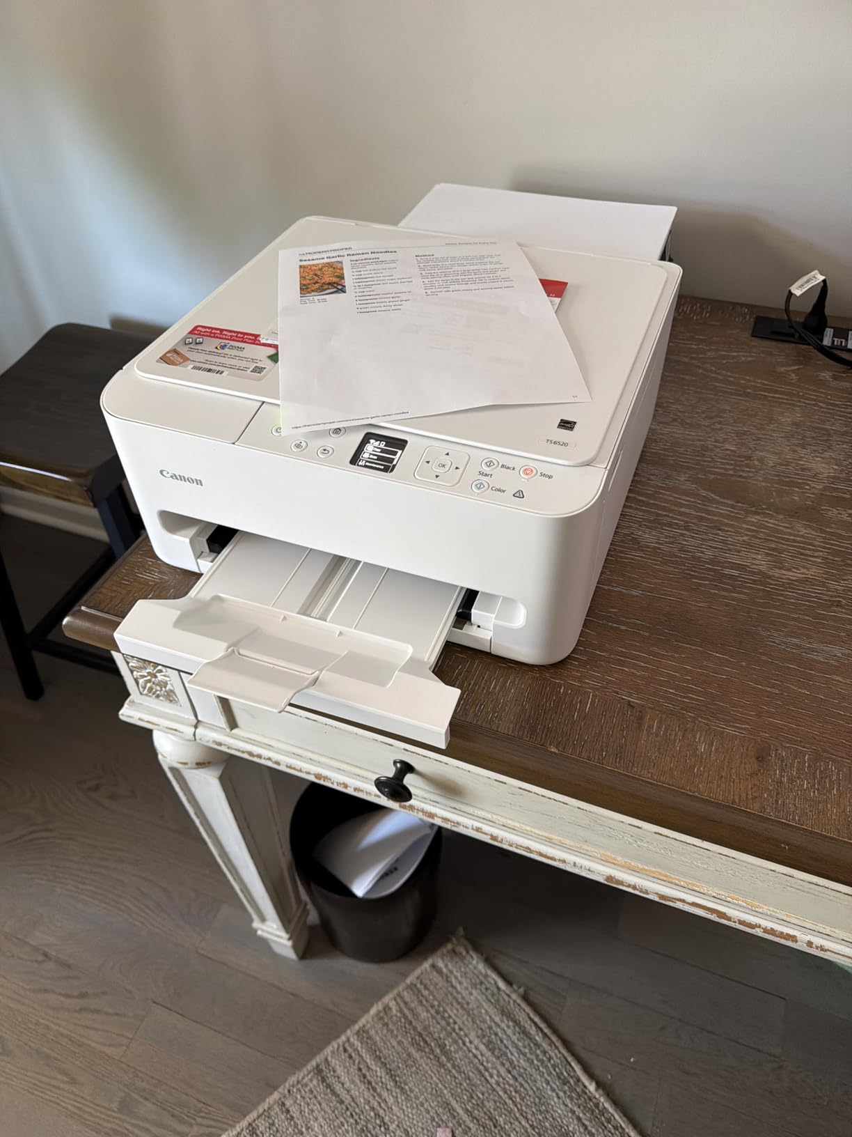 Canon PIXMA TS6520 Wireless Color Inkjet Printer Duplex Printing | Print, Scan, Copy, 1.42