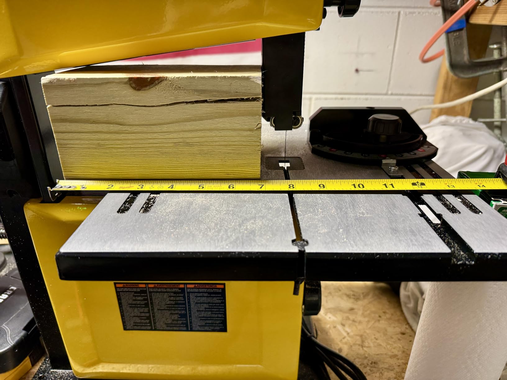 Woodskil 10 Inch Dual Speed Band Saw with Stand, 4.3A 2360/3000 FPM Benchtop Bandsaw with Quick Tension System and Quick Tool-Free Doors for Hard & Soft Woodworking, DIY customer photo 1