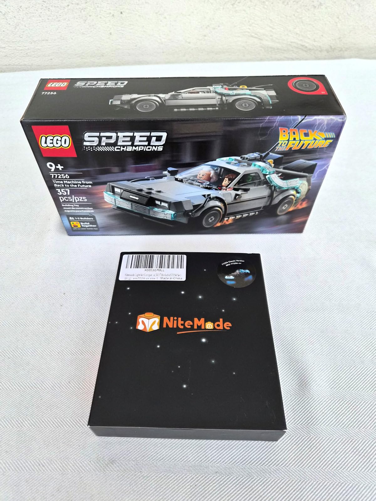 LEGO Speed Champions Time Machine from Back to The Future Building Toy for Kids - Pretend Play & Display Car Toy with 2 Build Modes, Ages 9+ - 77256 customer photo 1
