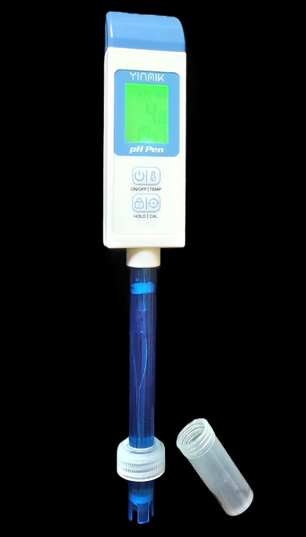 pH Meter for Water Digital pH Tester with 4.6in pH Probe Lab pH Gauge pH Reader with ATC for Canning Professional pH Temperature Test Kit for Narrow-Necked Bottle Solution Kombucha and Home Brewing customer photo 2