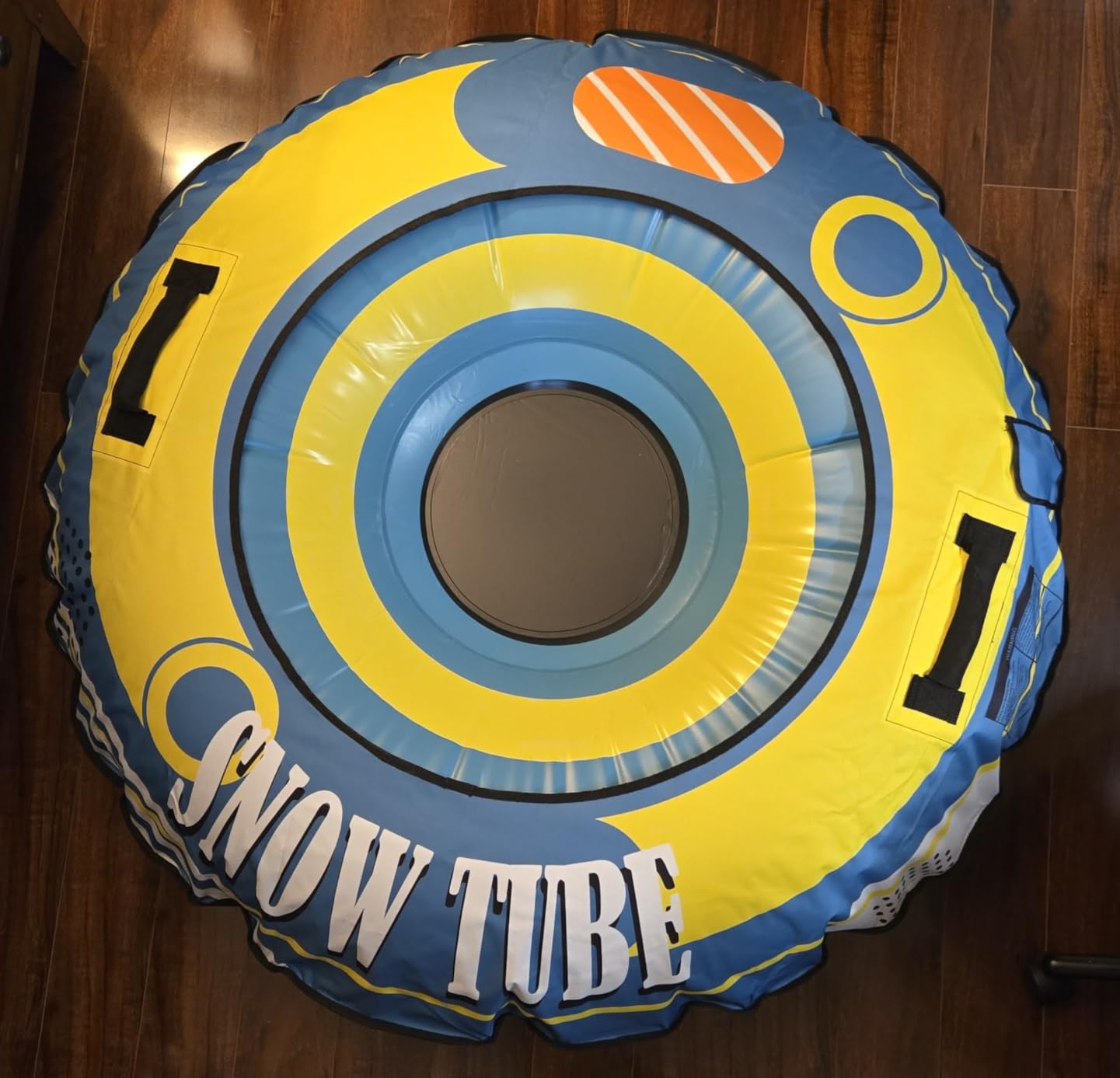 EPN Heavy Duty Snow Tube with Premium Oxford Covers and Handles for Adults, Thickened Bottom Inflatable Snow Sled customer photo 1