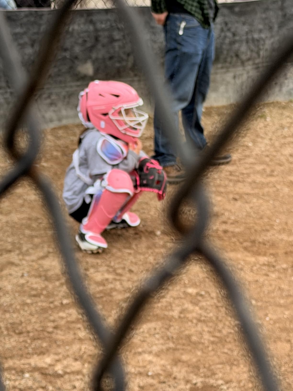 Easton Jen Schro My Very First Youth Softball Catcher's Set | Helmet, Leg Guards & Chest Protector Included customer photo 2