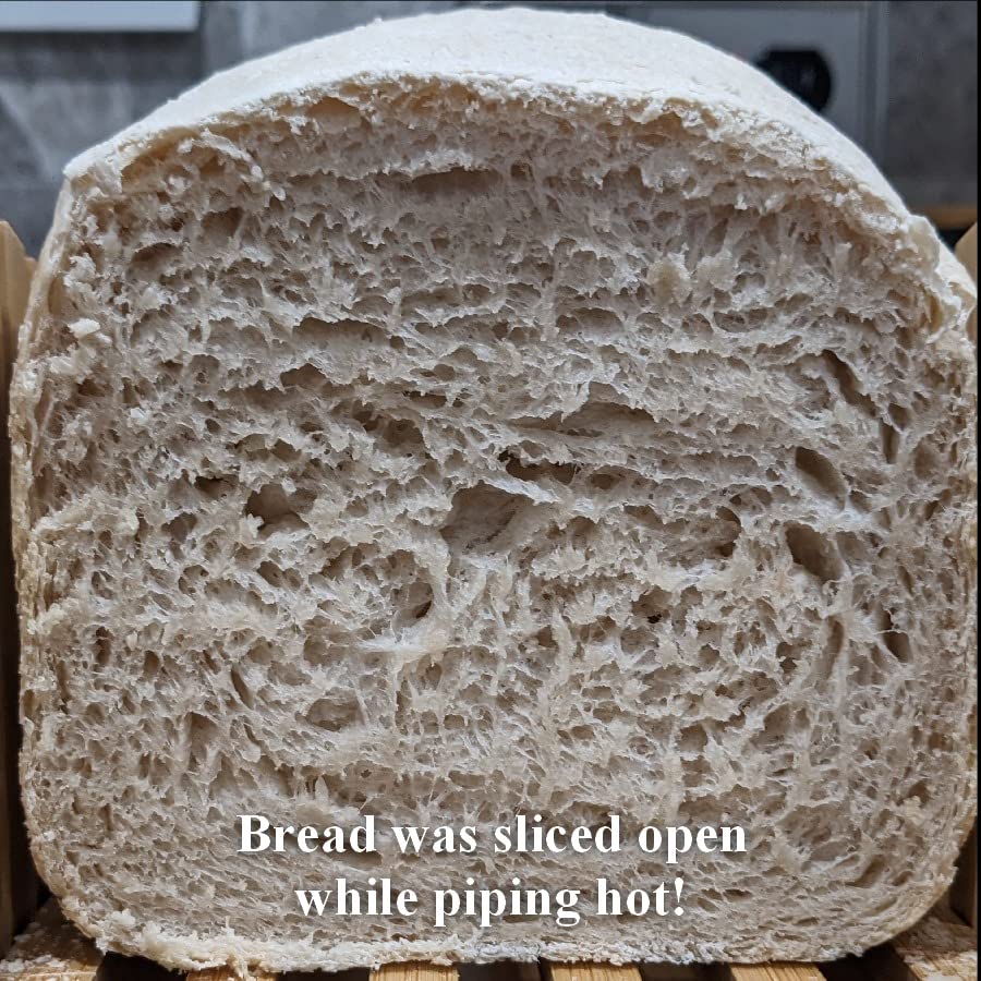 KBS 19-in-1 Programmable Bread Maker, 2LB Bread Machine with Healthy Ceramic Pan, Stainless Steel Bread Maker Machine with 15H Timer & 1H Keep Warm, Sourdough, Gluten Free, 3 Crust Colors, 53 Recipes customer photo 1