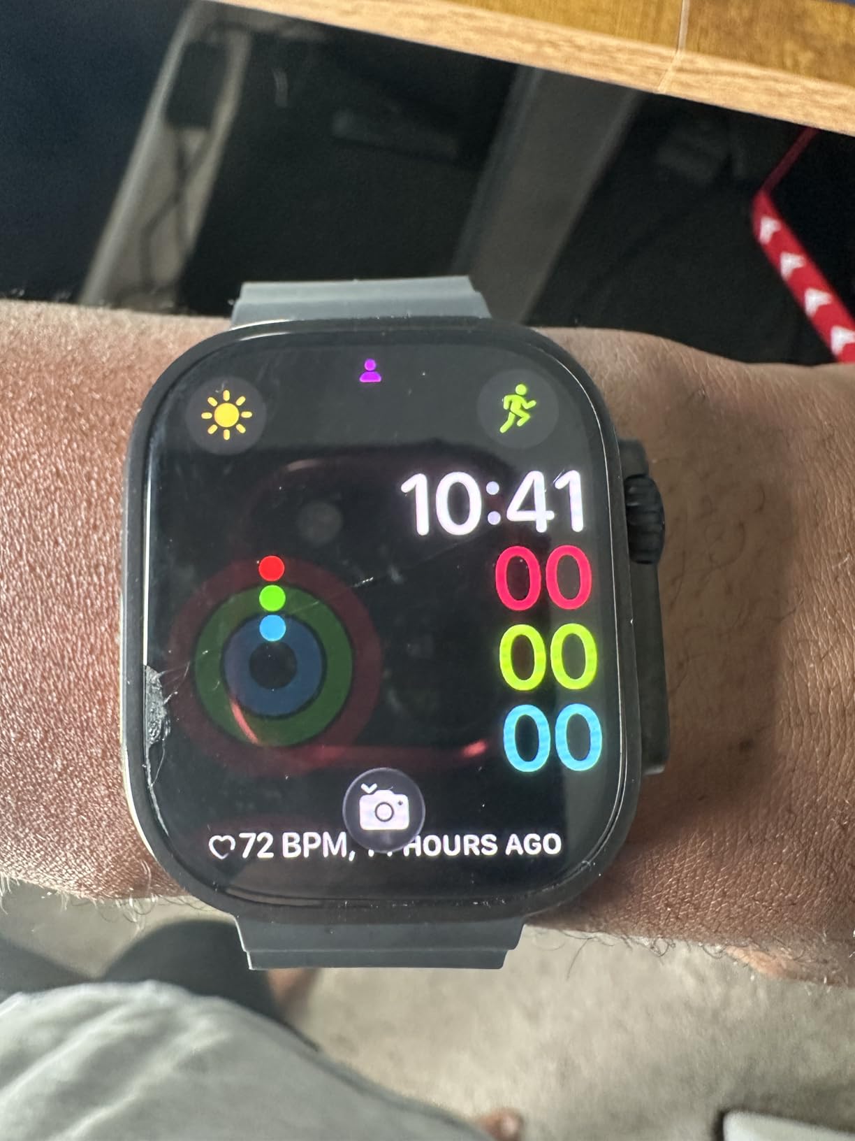 Apple Watch Ultra 3 [GPS + Cellular 49mm] Running & Multisport Smartwatch w/ Rugged Titanium Case w/ Black Ocean Band customer photo 2