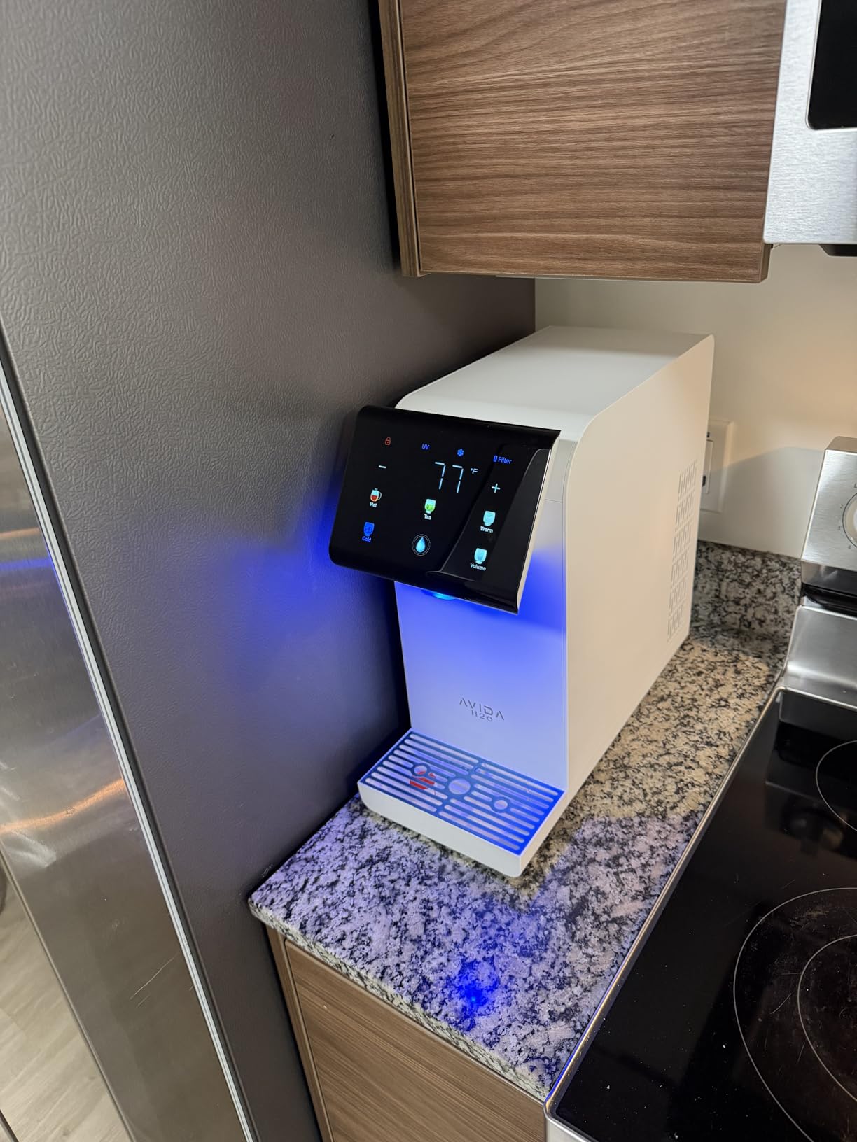 Ultra Instant Hot & Cold Water Dispenser - WQA Certified, Bottleless Water Dispenser Countertop, Quiet Multi-Stage Filtration + UV Sterilization - Black customer photo 1
