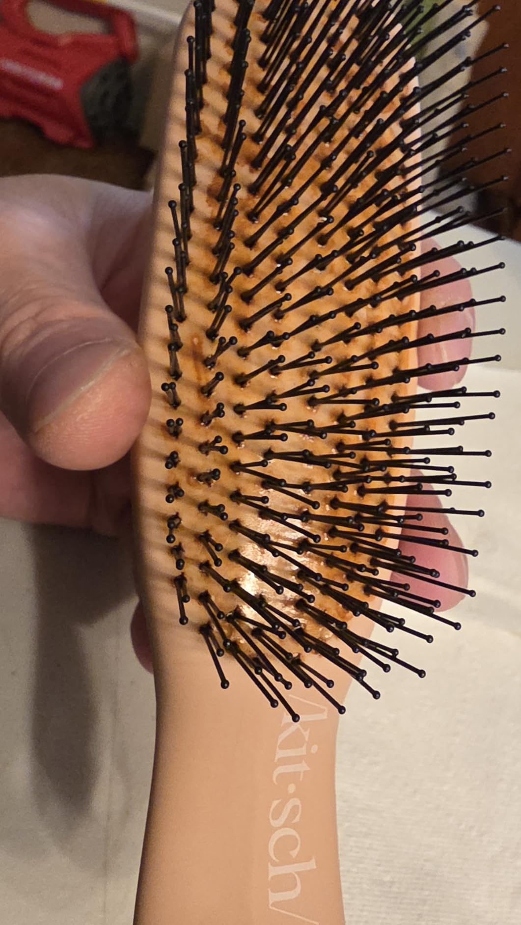 Kitsch Scalp Renewal Brush - Exfoliating & Scalp Massager for Hair Growth, Gentle Head Massage Brush to Remove Buildup, Boost Circulation & Relaxing Head Scrubber for Washing Hair - Terracotta customer photo 2