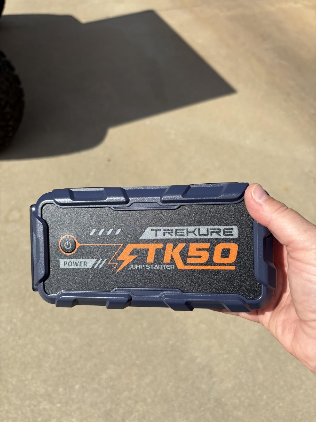 TREKURE Car Battery Jump Starter 8000A 26800mAh, Portable Car Jump Starter for All Gas and 12L Diesel Engines, Power Bank & Battery Jumper, Portable Jump Box Car Battery with Fast Charge, LED Light customer photo 1