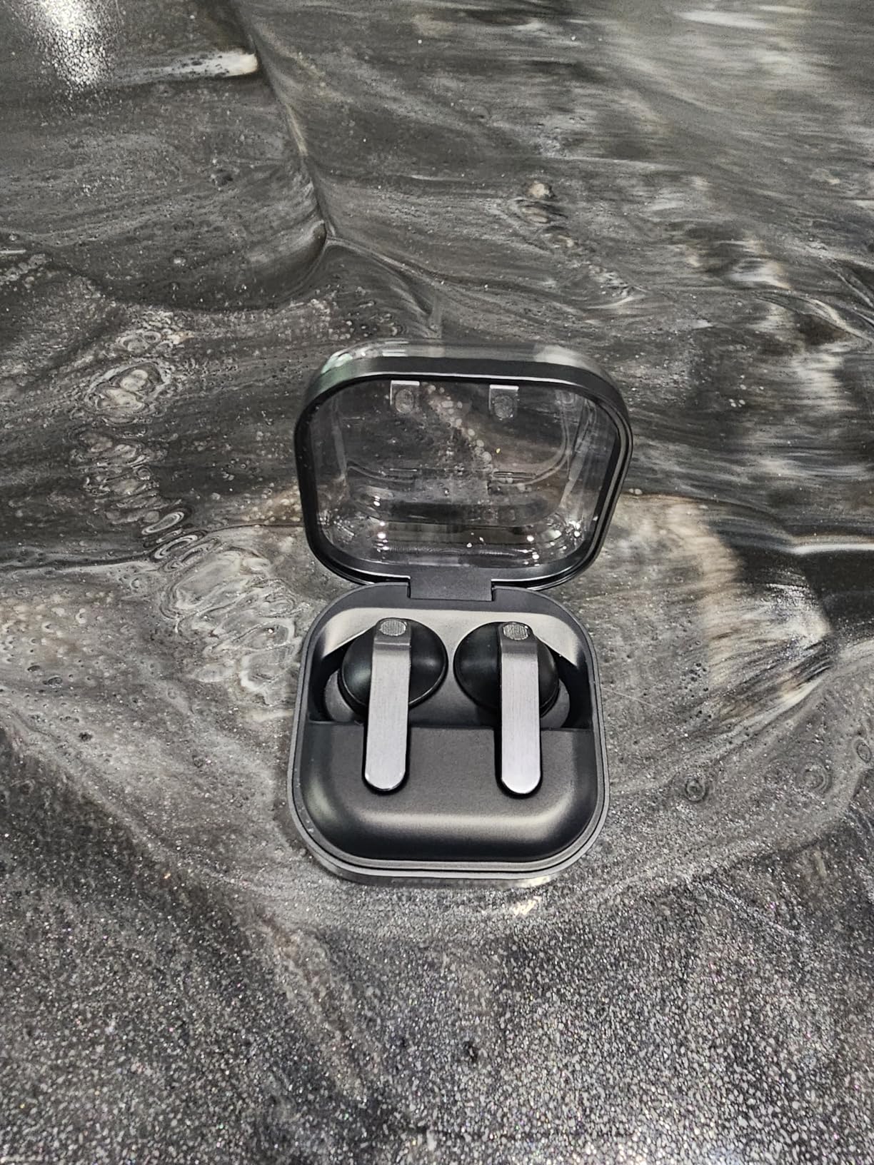 Samsung Galaxy Buds 4 Pro (2026) AI True Wireless Bluetooth Earbuds, Hi-Res Audio, 2-Way Speaker, ANC 2.0, Optimized Comfort, IP57, Live Translation, Black [US Version, 2 Yr Warranty] customer photo 1
