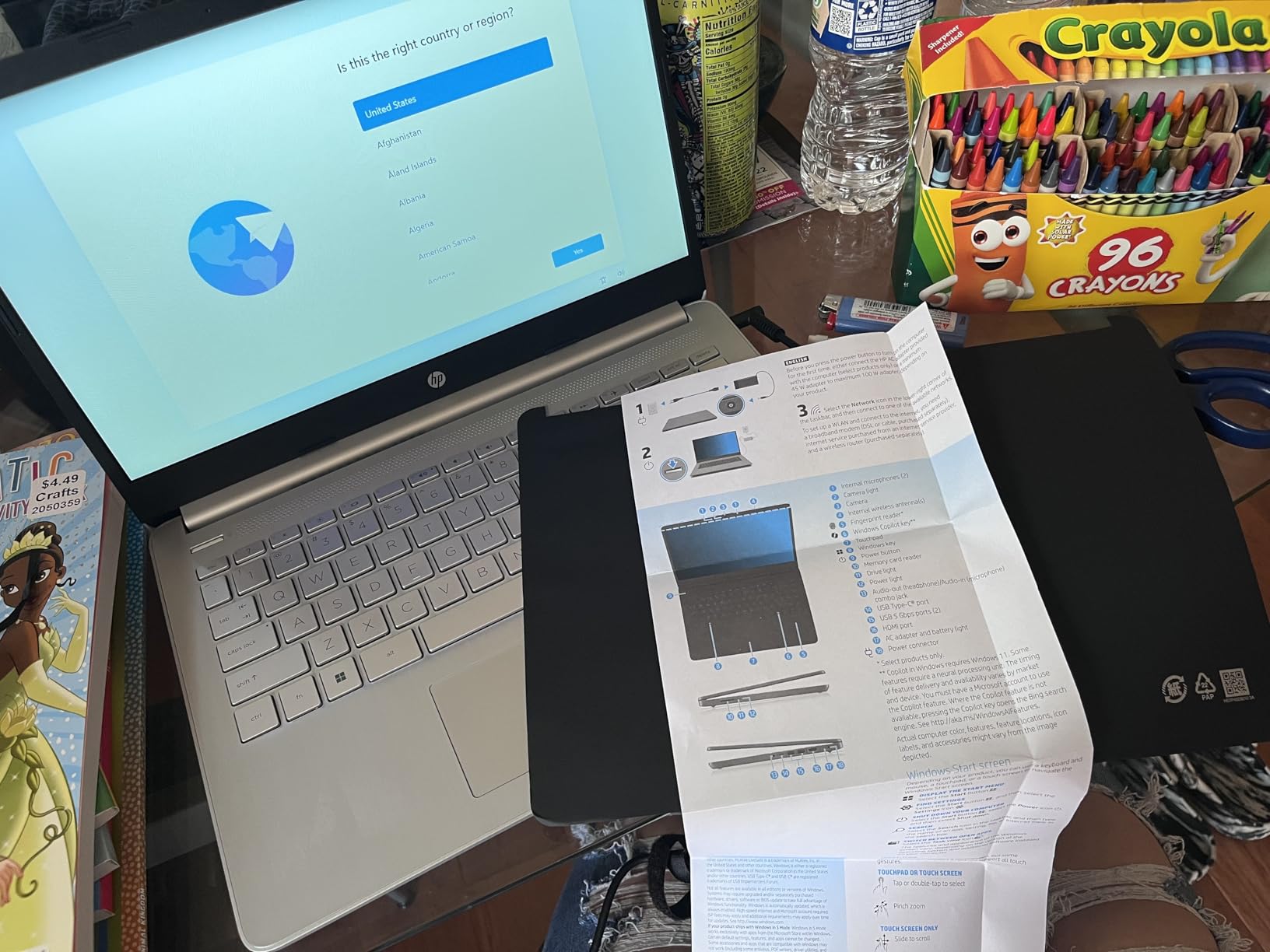 HP Home and Student Essential Laptop with Microsoft 365-8GB RAM - Intel Inside | Anti-Glare Display, 64GB SSD, Fast Charge and 12hrs Battery, high Performance, no Mouse customer photo 2