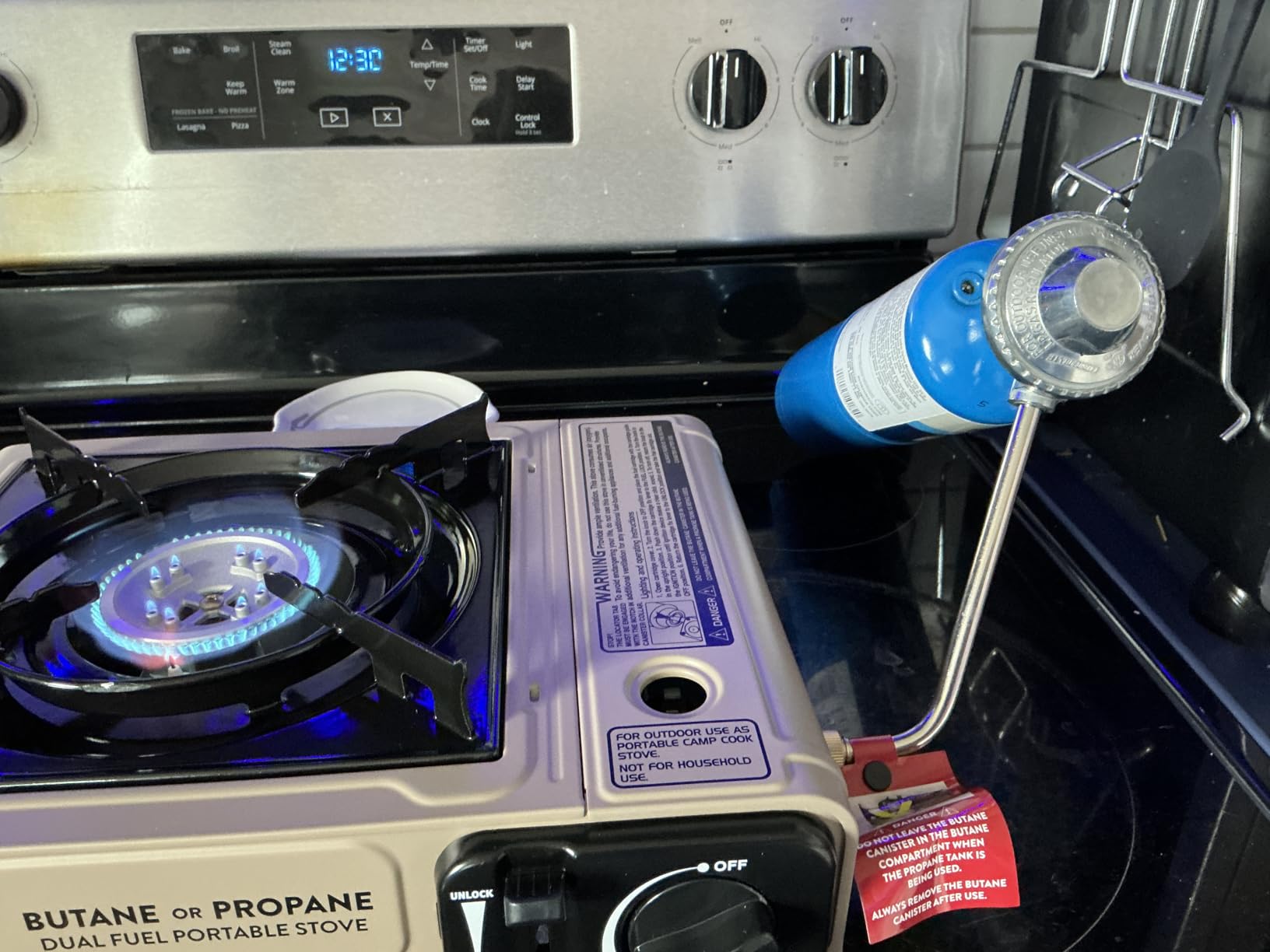 GasOne GS-3400P-KIT Propane or Butane Gas Stove with Flat Top Griddle Included - Dual Fuel Propane Grill customer photo 1
