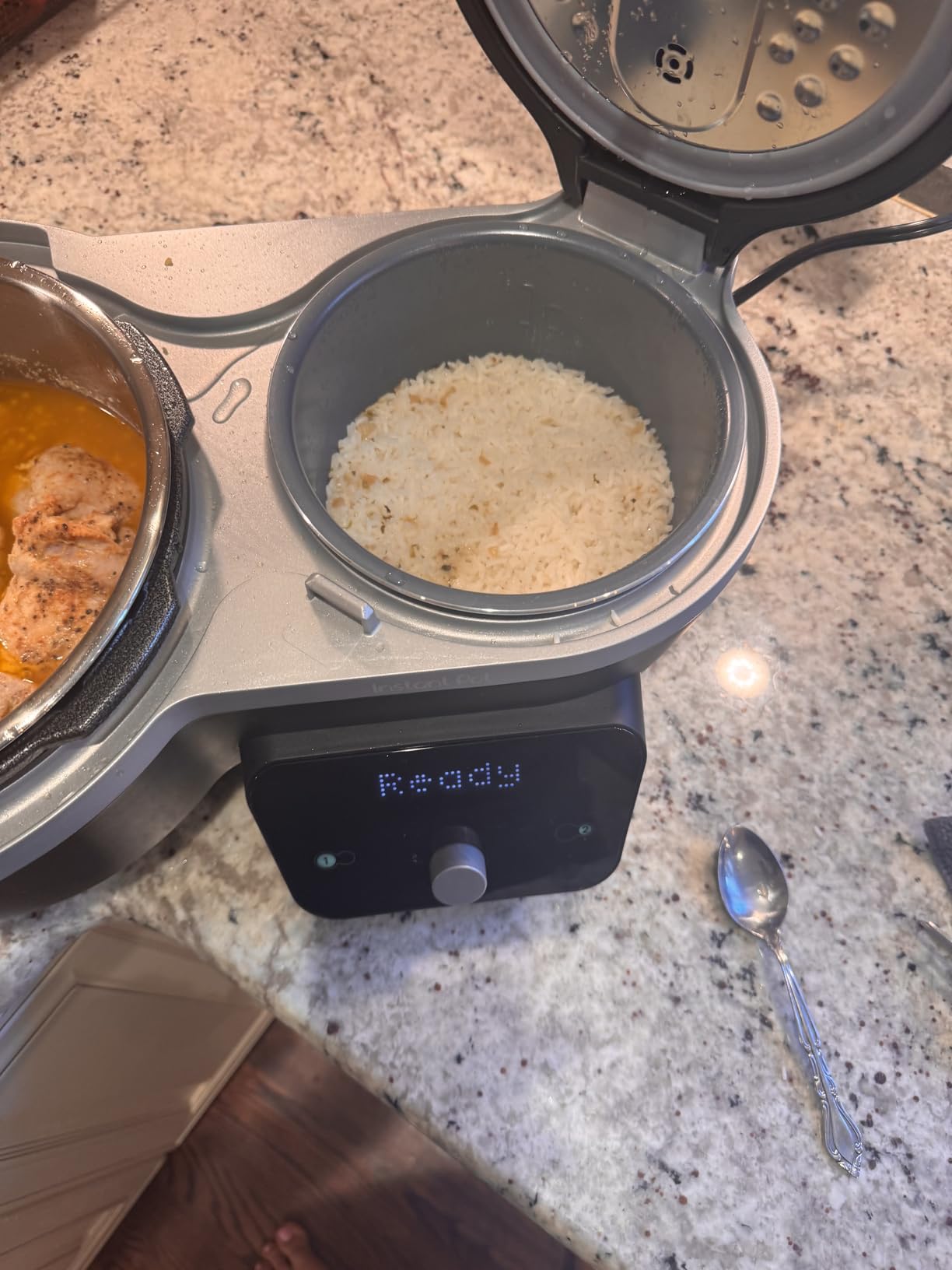 Instant Pot Dual Action 8-in-1 Multi-Cooker with Serve Together Smart Timing, 4Qt Pressure Cooker & 2Qt Rice Cooker customer photo 1