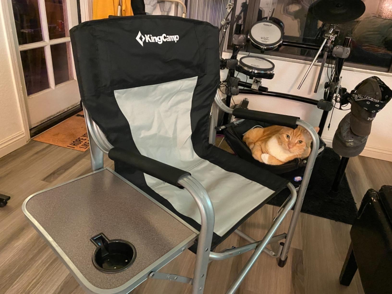 KingCamp Oversized Camping Directors Chair for Big & Tall Heavy Duty 440lbs customer photo 2