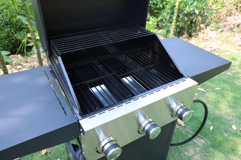 Veralune 55000 BTU 4+1 Infrared Grill, Porcelain Grates Steel Body | Fast heating, accurate temp control, ample cooking space, easy take apart and clean for outdoor BBQs customer photo 2