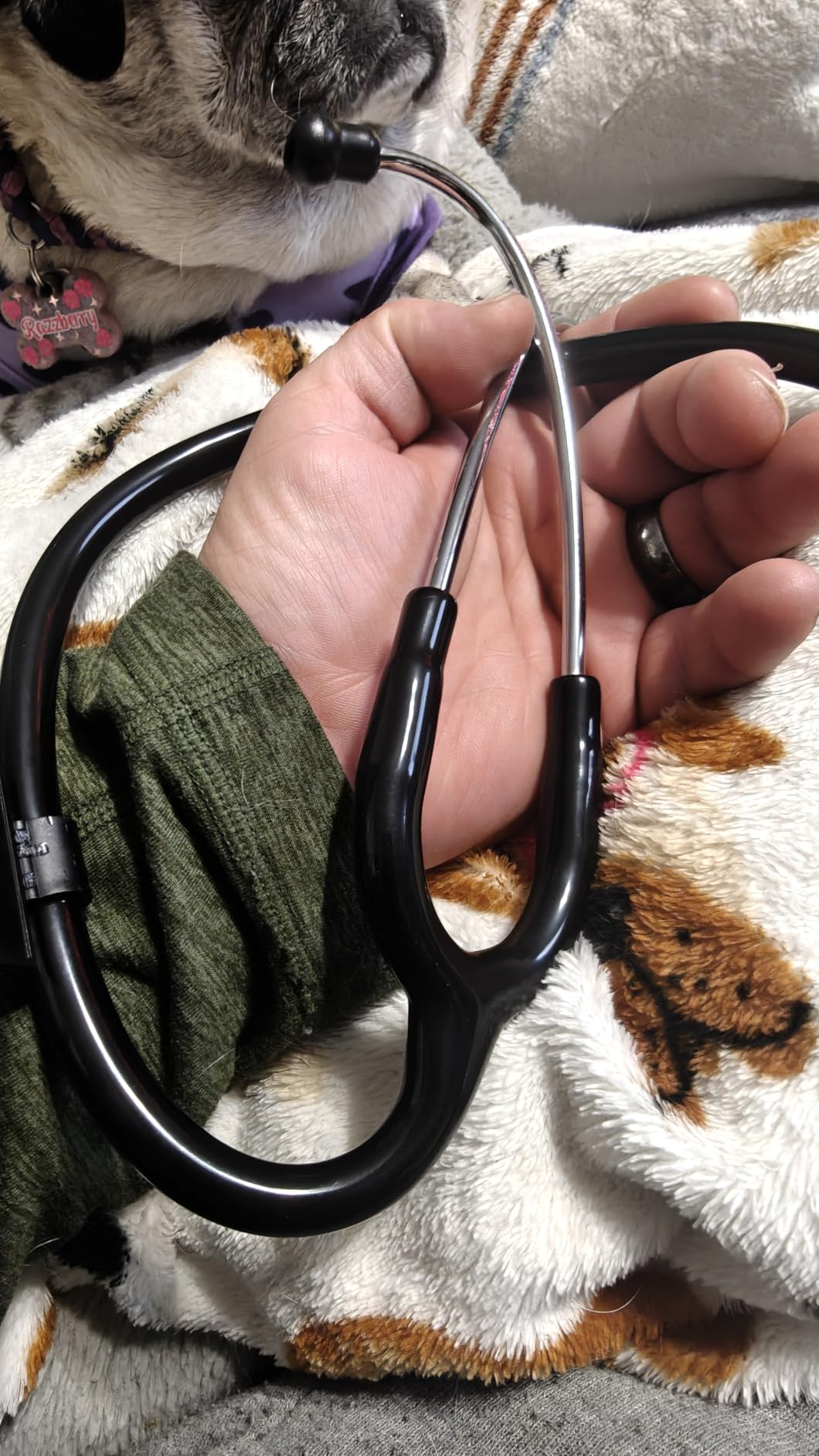 Good Harbor Clinical IV Veterinary Stethoscope | Professional Single Head Stethoscope for Vet Technicians and Veterinarians customer photo 2