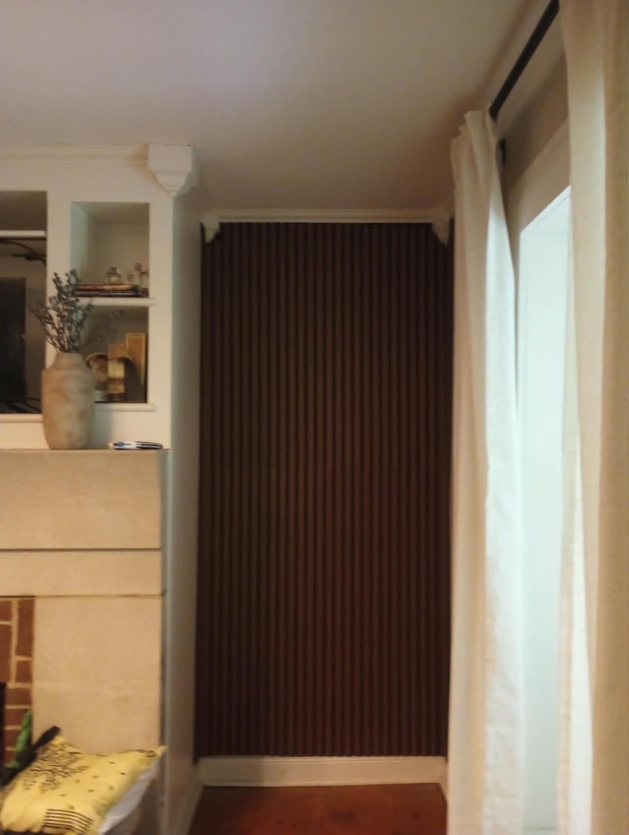 TONOR Wood Slatwall Panels, 4 Pack 47.2