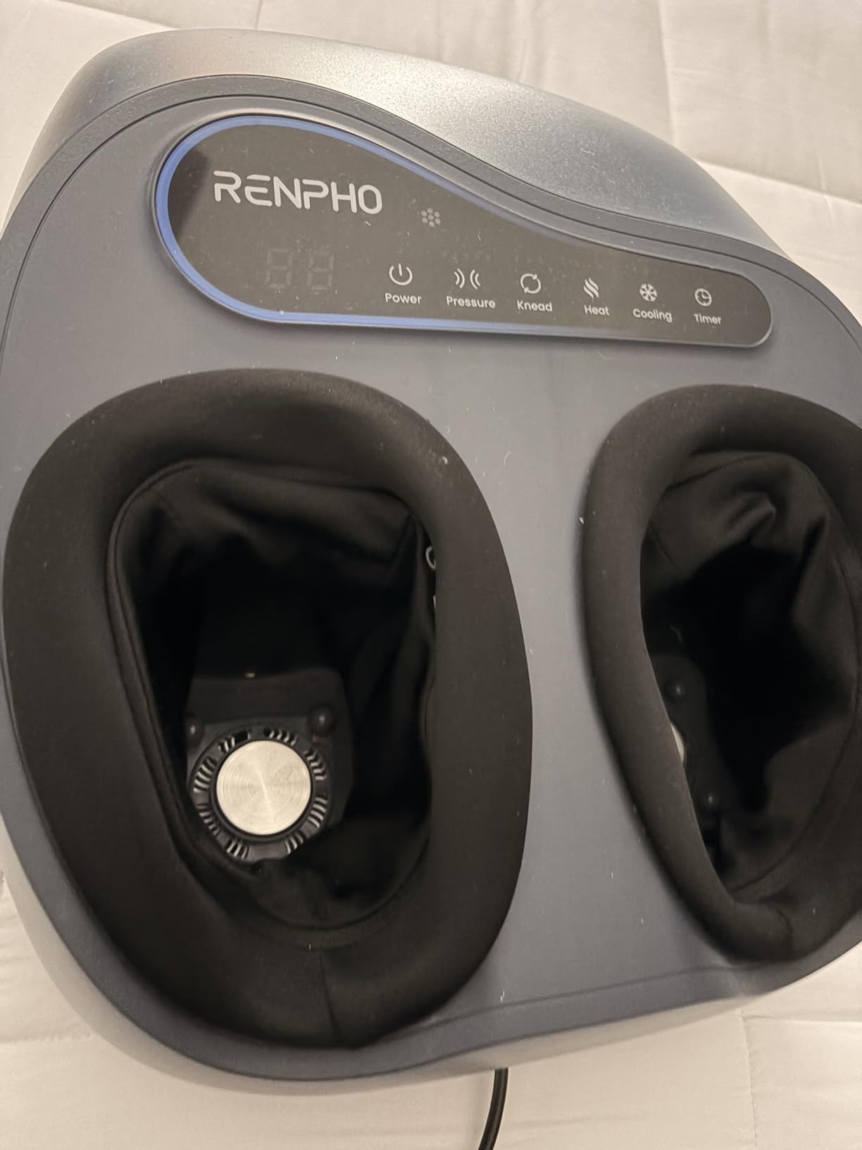 RENPHO Thermacool 2-in-1 FSA Foot Massager with Heat & Cold, HSA Eligible | Cooling Therapy, Premium Foot Massager with 5 Compression & 3 Kneading, Countdown Timer Panel, Remote, Fits up to Size 13 customer photo 1