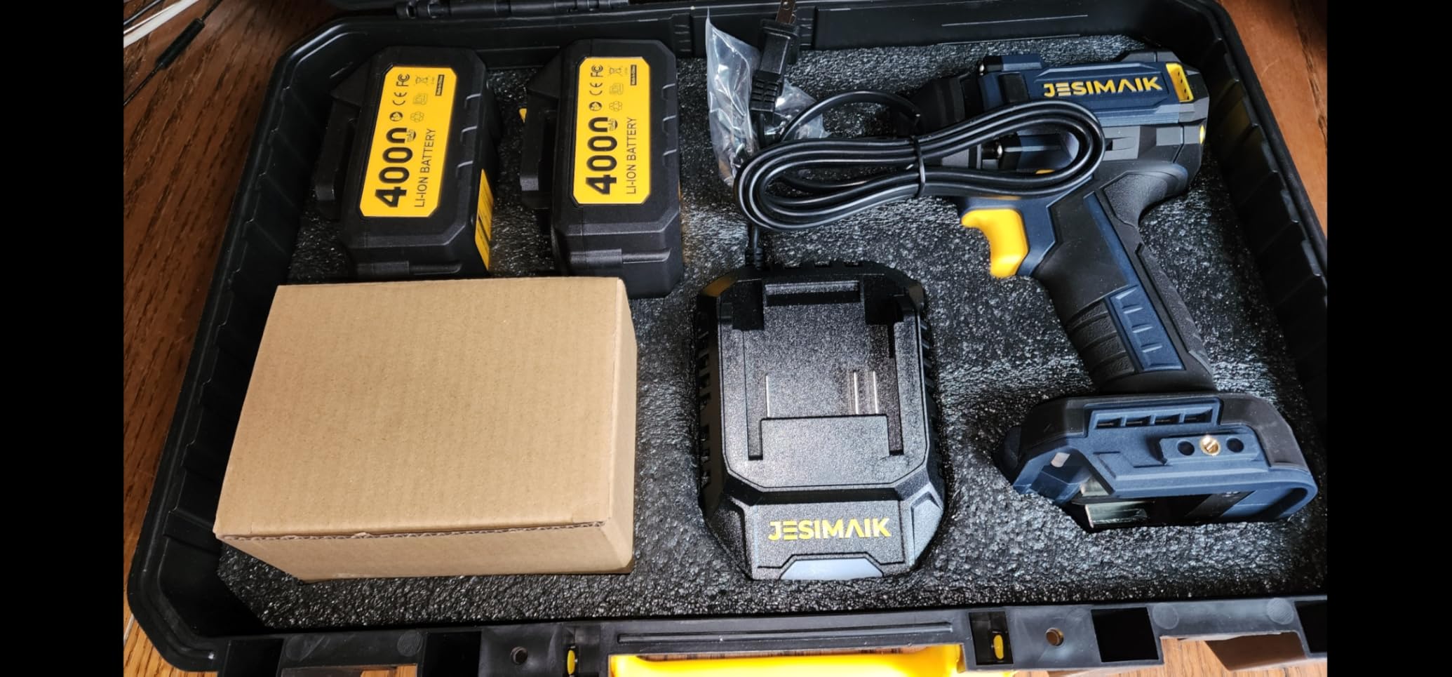JESIMAIK Cordless Impact Wrench, 1475Ft-lbs (2000N.m) 1/2
