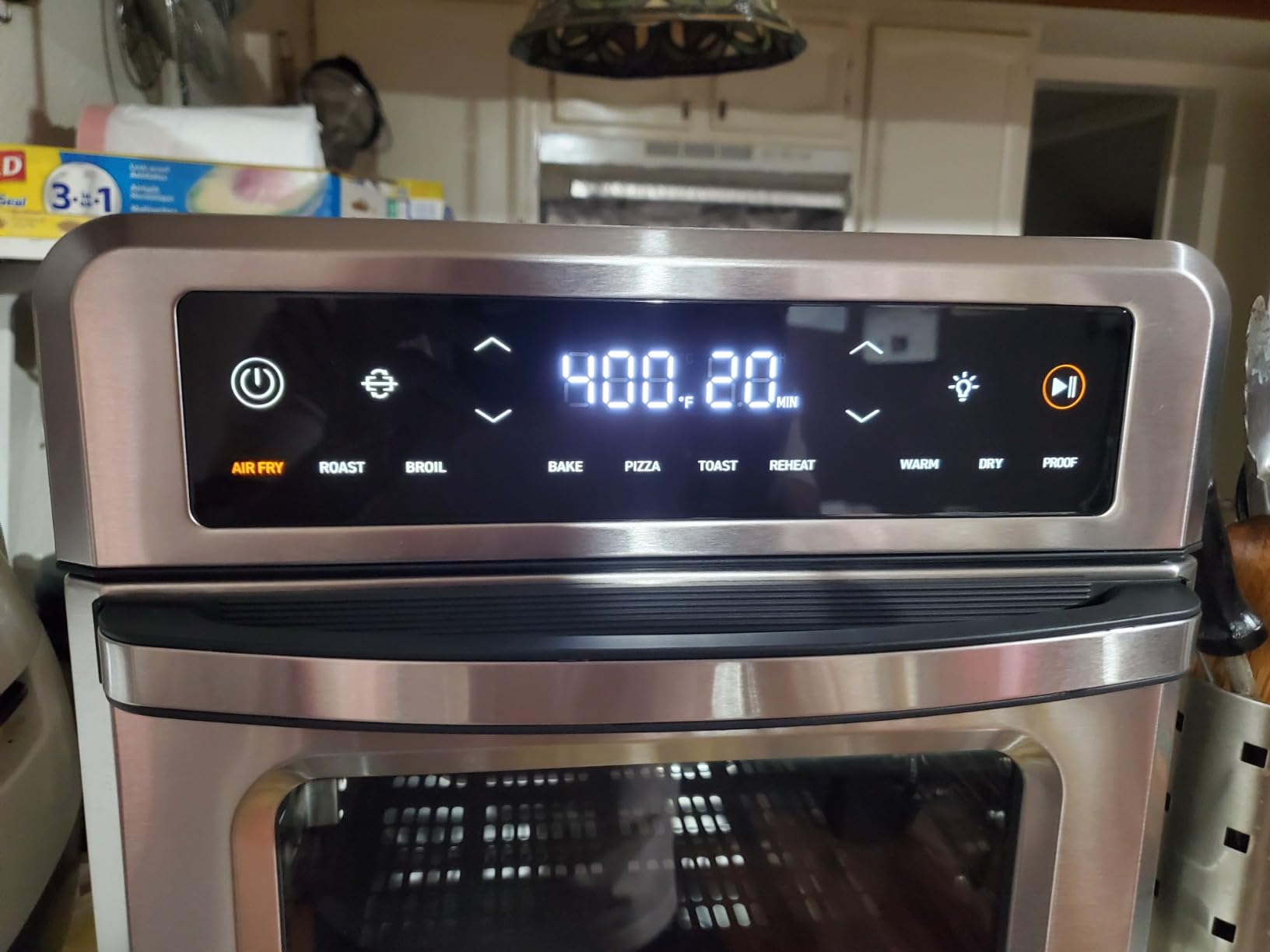 Cosori 11-in-1 Air Fryer Oven, 13Qt Small Footprint with Rotisserie, Recipe Book & 6 Accessories Included customer photo 1