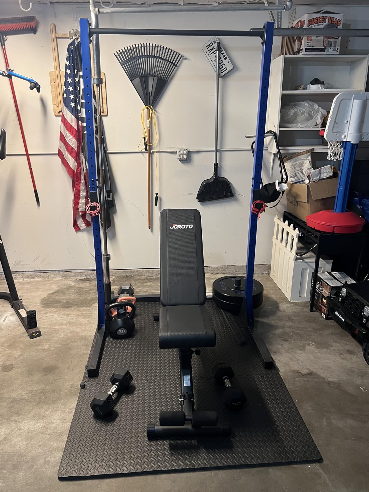 JOROTO Adjustable Weight Bench - 1300LBS Heavy Duty Workout Bench for Strength Training, Decline/Flat/Incline Bench Press with 34