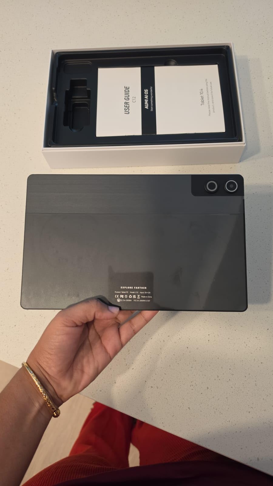 Jeazans 2026 Upgraded Android 16 Tablet with 64GB+1TB Expand, 10.1 inch Tablet with 8-Core, Dock Station, Gemini Ai, WiFi 6, Bluetooth 5.4, 3-Year Protection, Tablet for Students, Kids and Adults customer photo 1