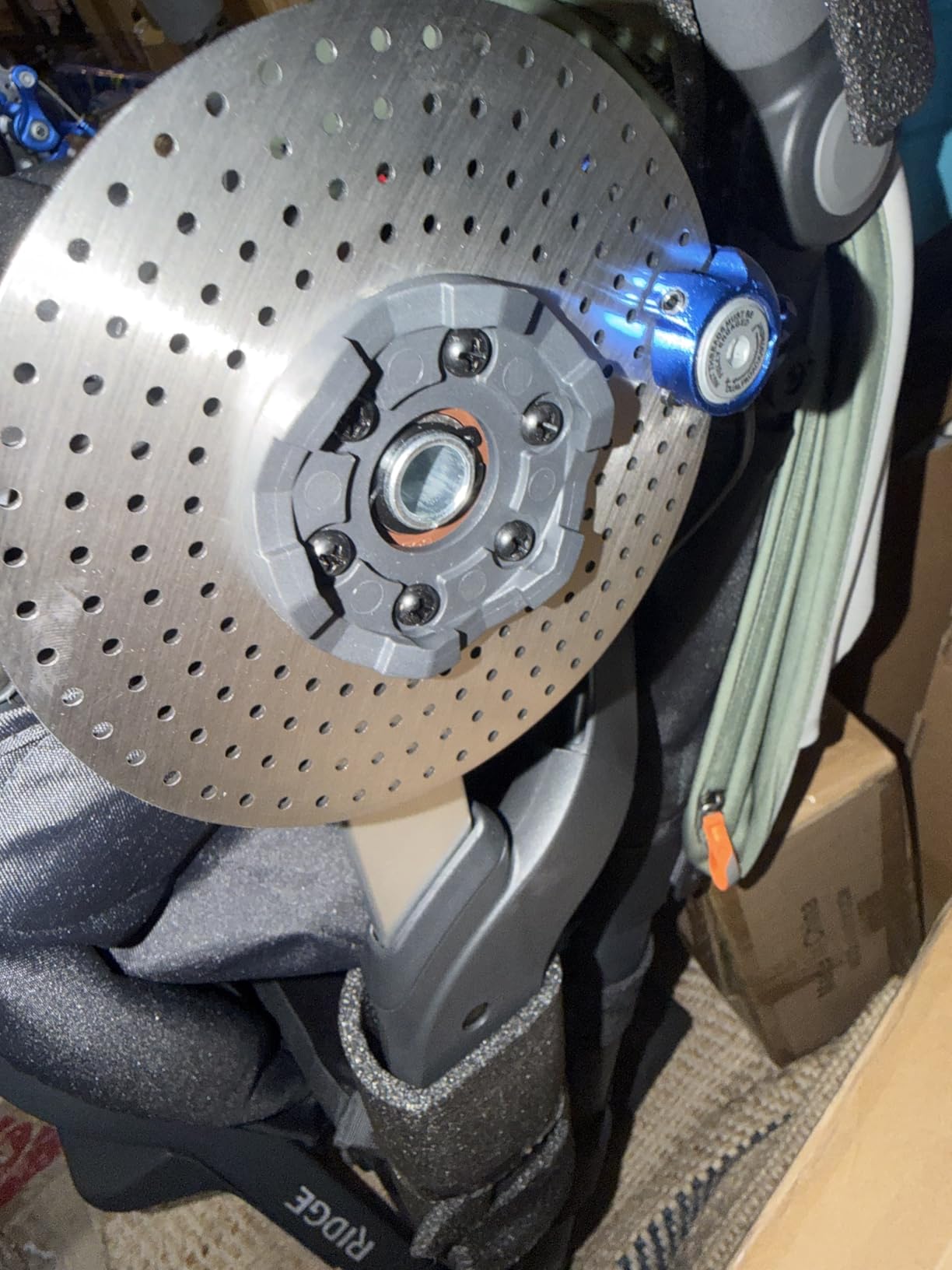 UPPAbaby Ridge V2 Jogging Stroller | All-Terrain Performance Suspension + Never-Flat Tires | James (Black/Carbon Frame) customer photo 1